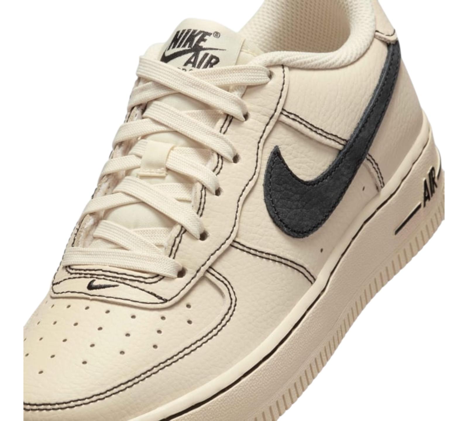 NIKE AIR FORCE 1 LV8 LIGHT KHAKI BLACK