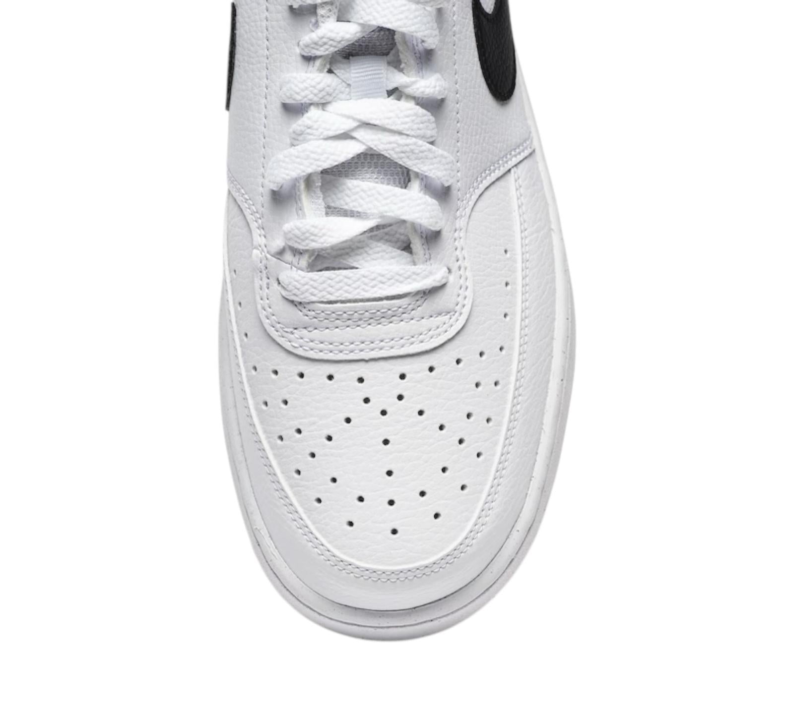 M NIKE COURT VISION LOW NEXT NATURE WHITE BLACK