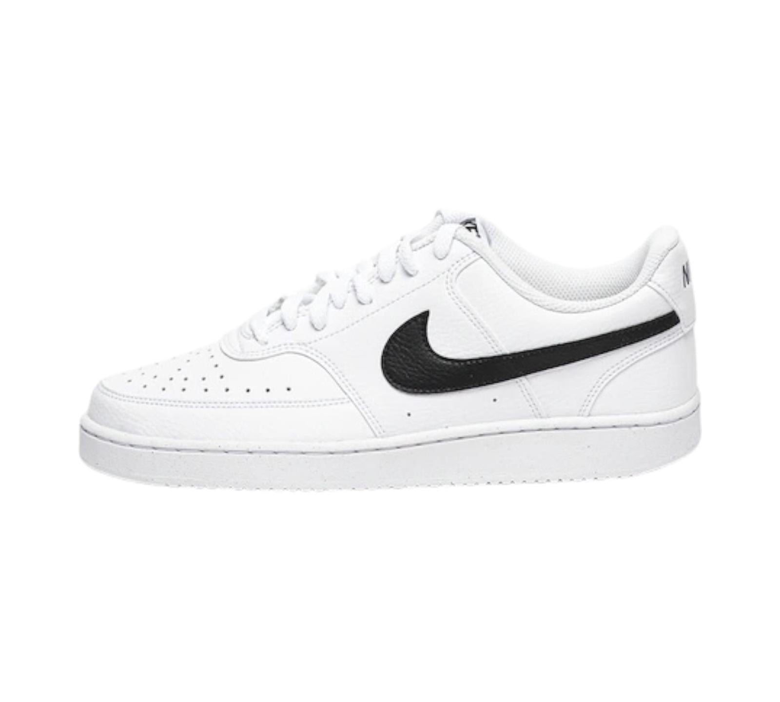 M NIKE COURT VISION LOW NEXT NATURE WHITE BLACK