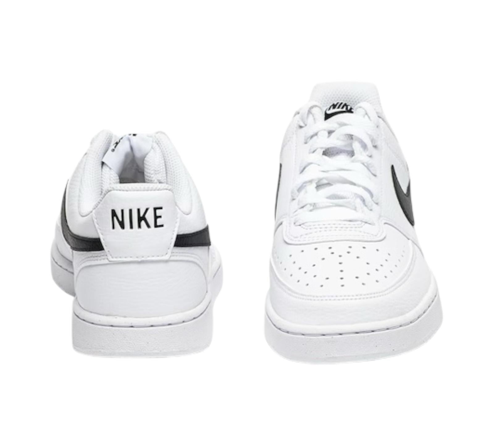 M NIKE COURT VISION LOW NEXT NATURE WHITE BLACK