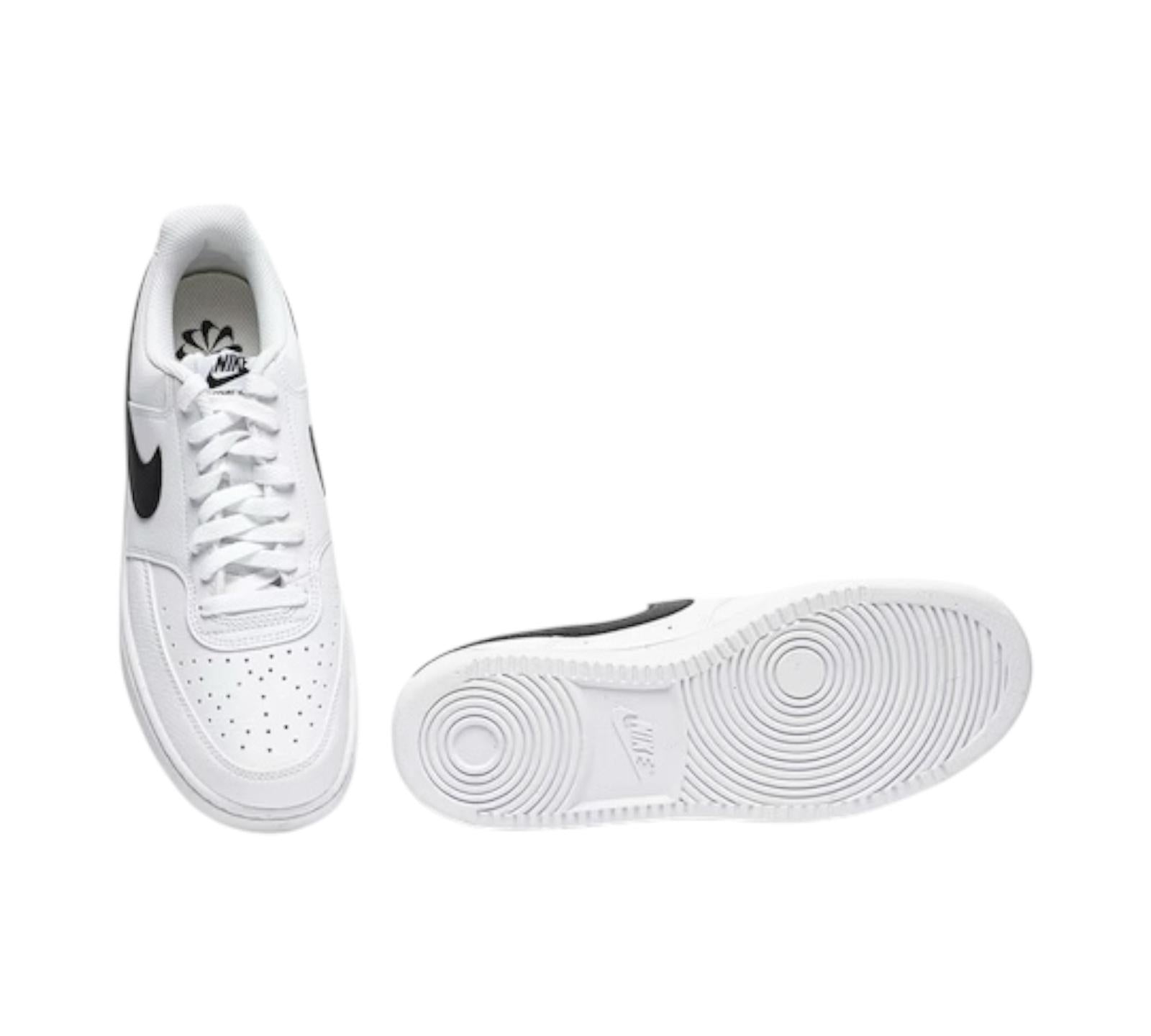 M NIKE COURT VISION LOW NEXT NATURE WHITE BLACK