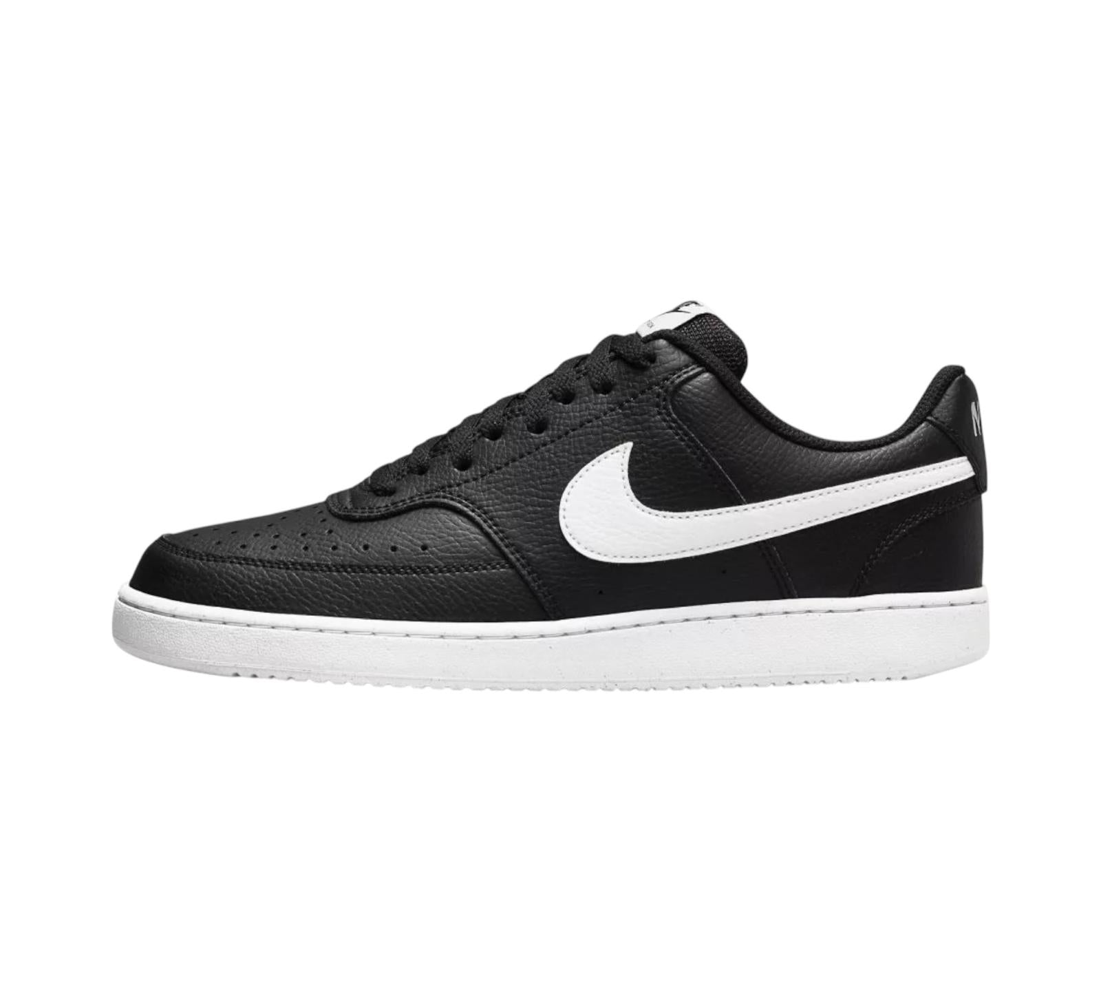 M NIKE COURT VISION LOW NEXT NATURE BLACK WHITE