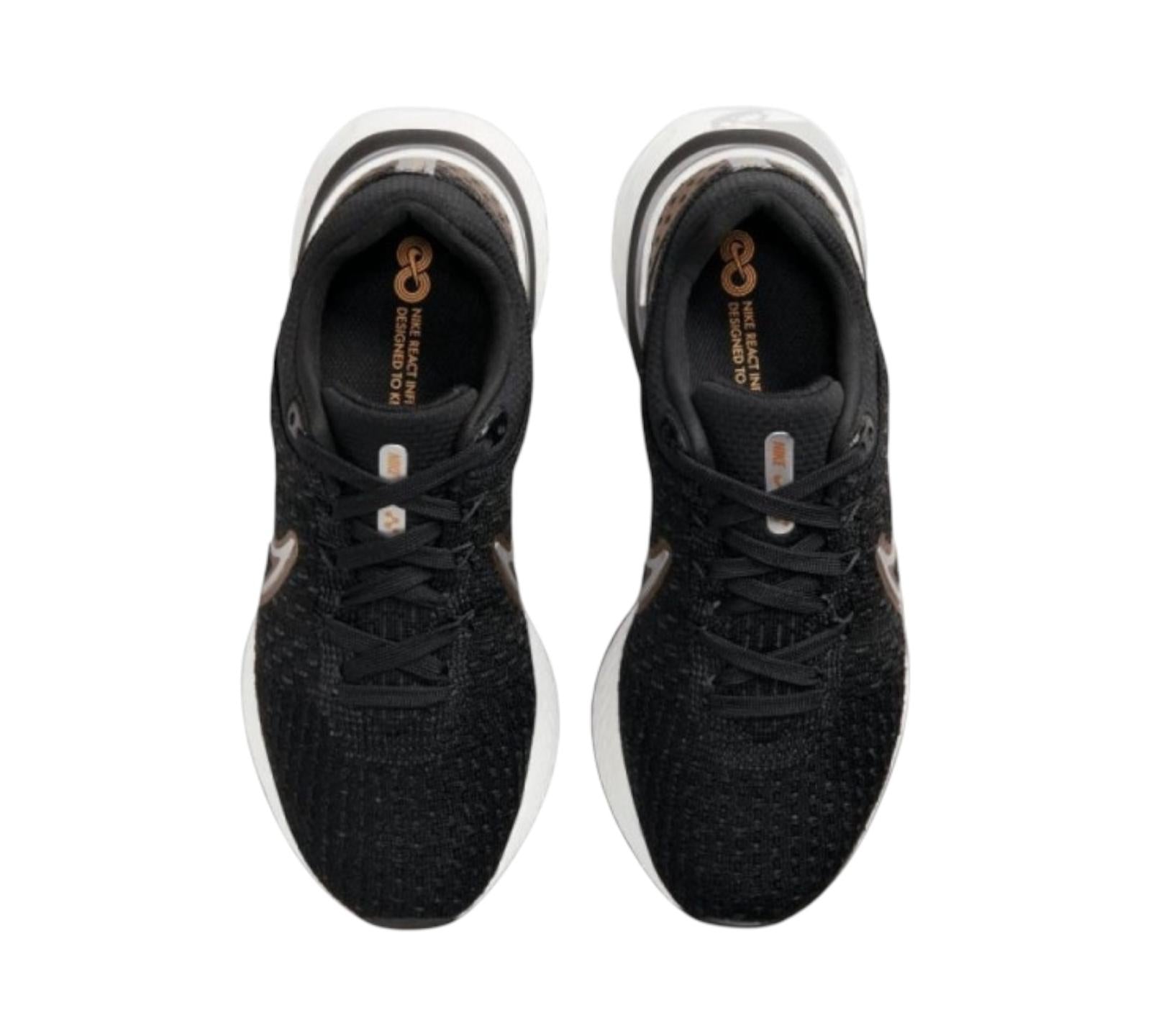M NIKE REACT INFINITY RUN FLYKNIT 3 BLACK METALLIC COPPER