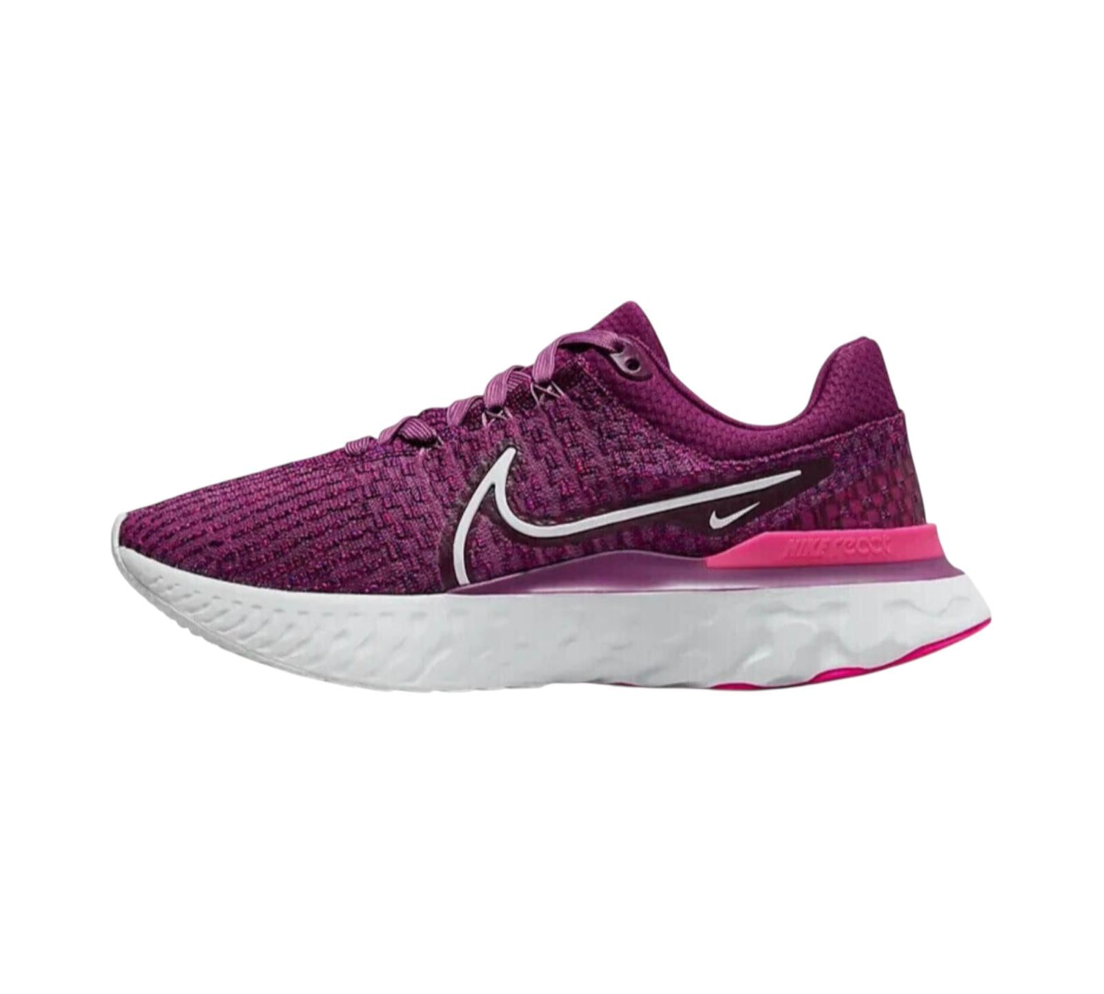 M NIKE REACT INFINITY RUN FLYKNIT 3 LIGHT BORDEAUX (WOMEN'S)