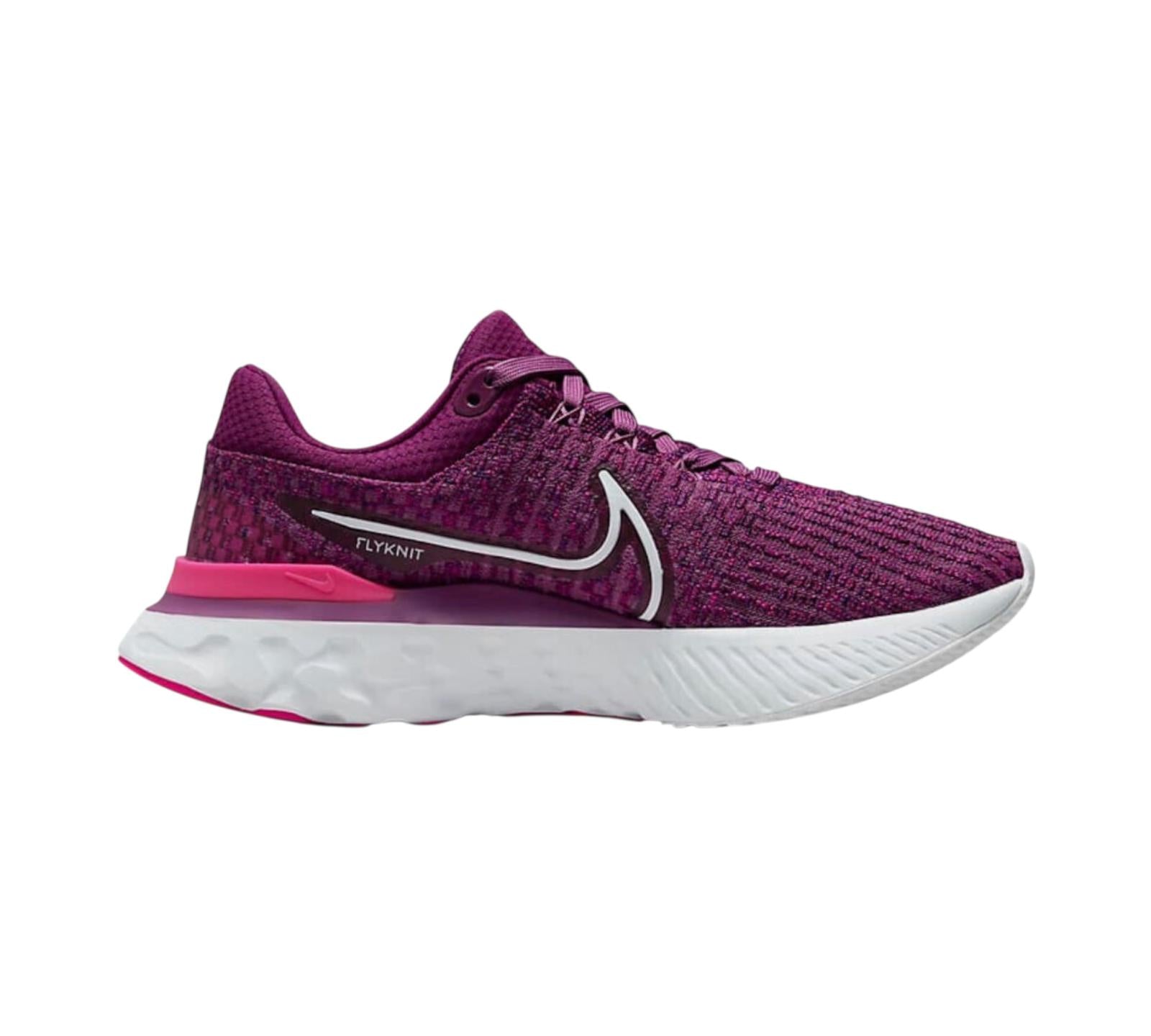 M NIKE REACT INFINITY RUN FLYKNIT 3 LIGHT BORDEAUX (WOMEN'S)