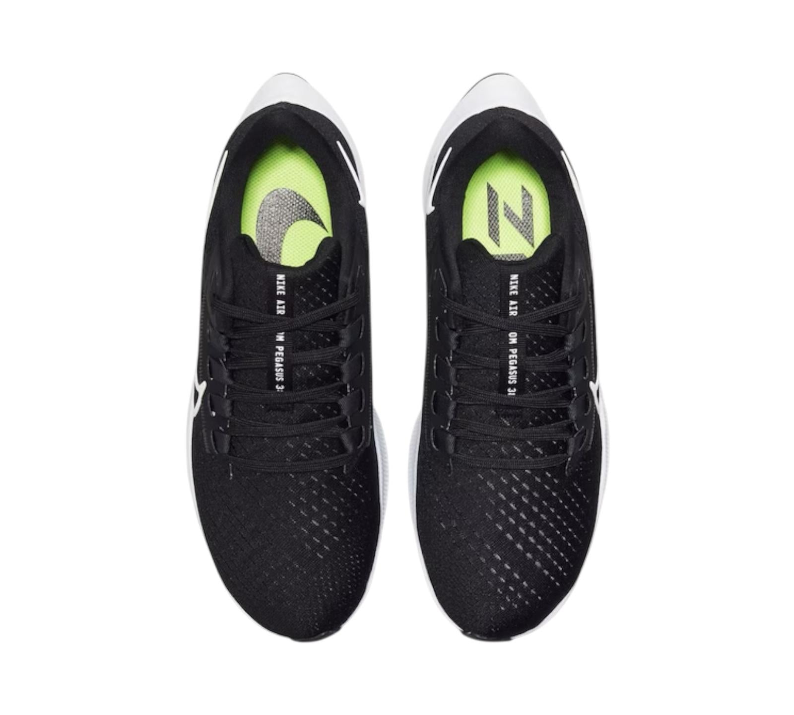 M NIKE AIR ZOOM PEGASUS 38 BLACK WHITE