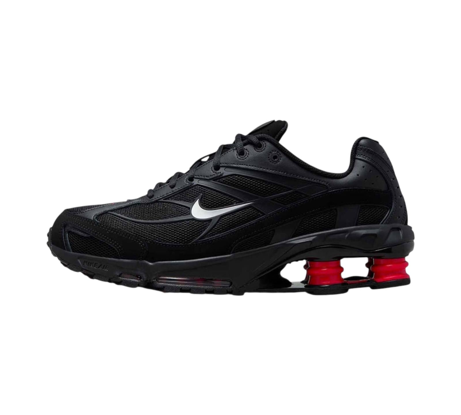 NIKE SHOX RIDE 2 BLACK UNIVERSITY RED