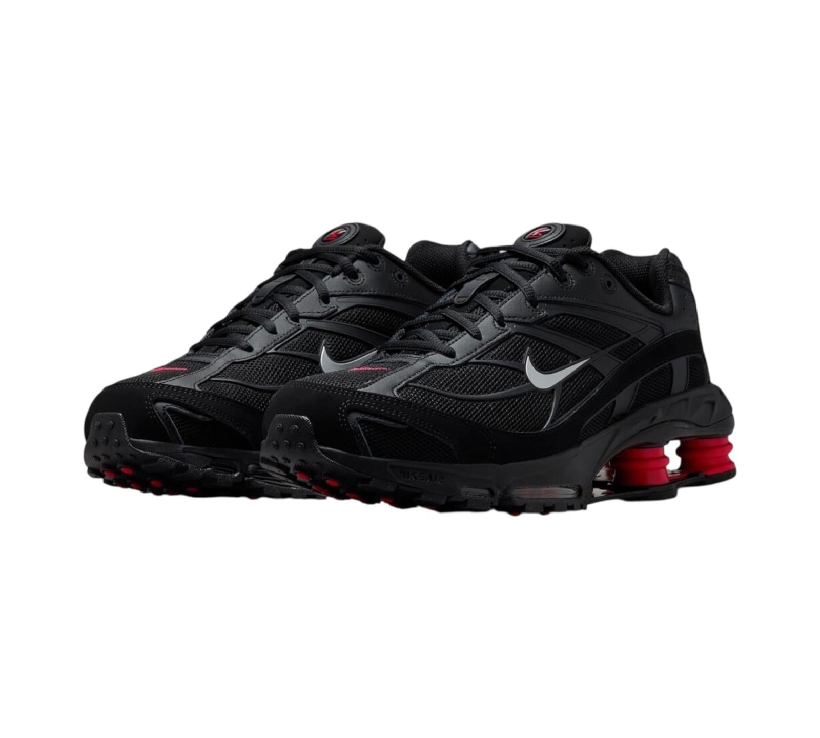 NIKE SHOX RIDE 2 BLACK UNIVERSITY RED