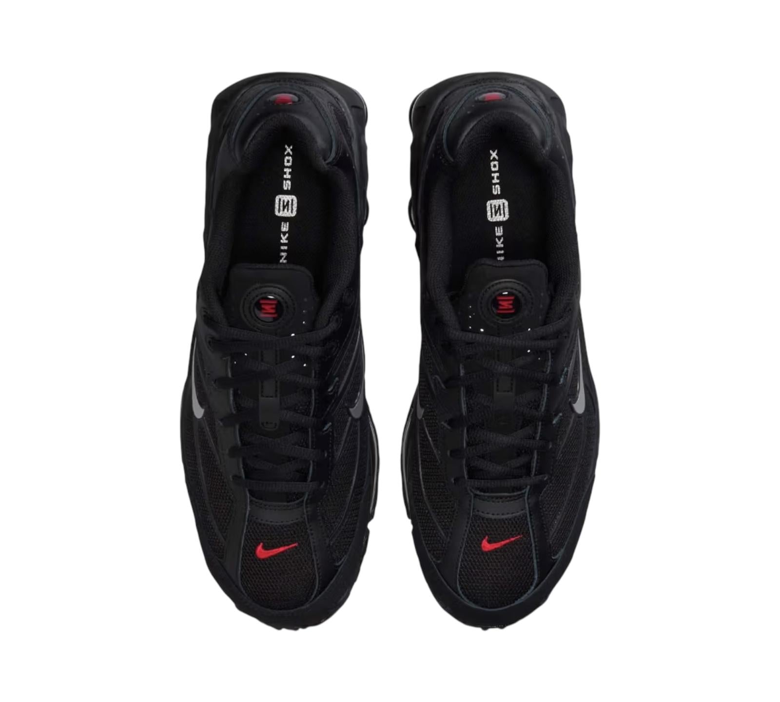 NIKE SHOX RIDE 2 BLACK UNIVERSITY RED