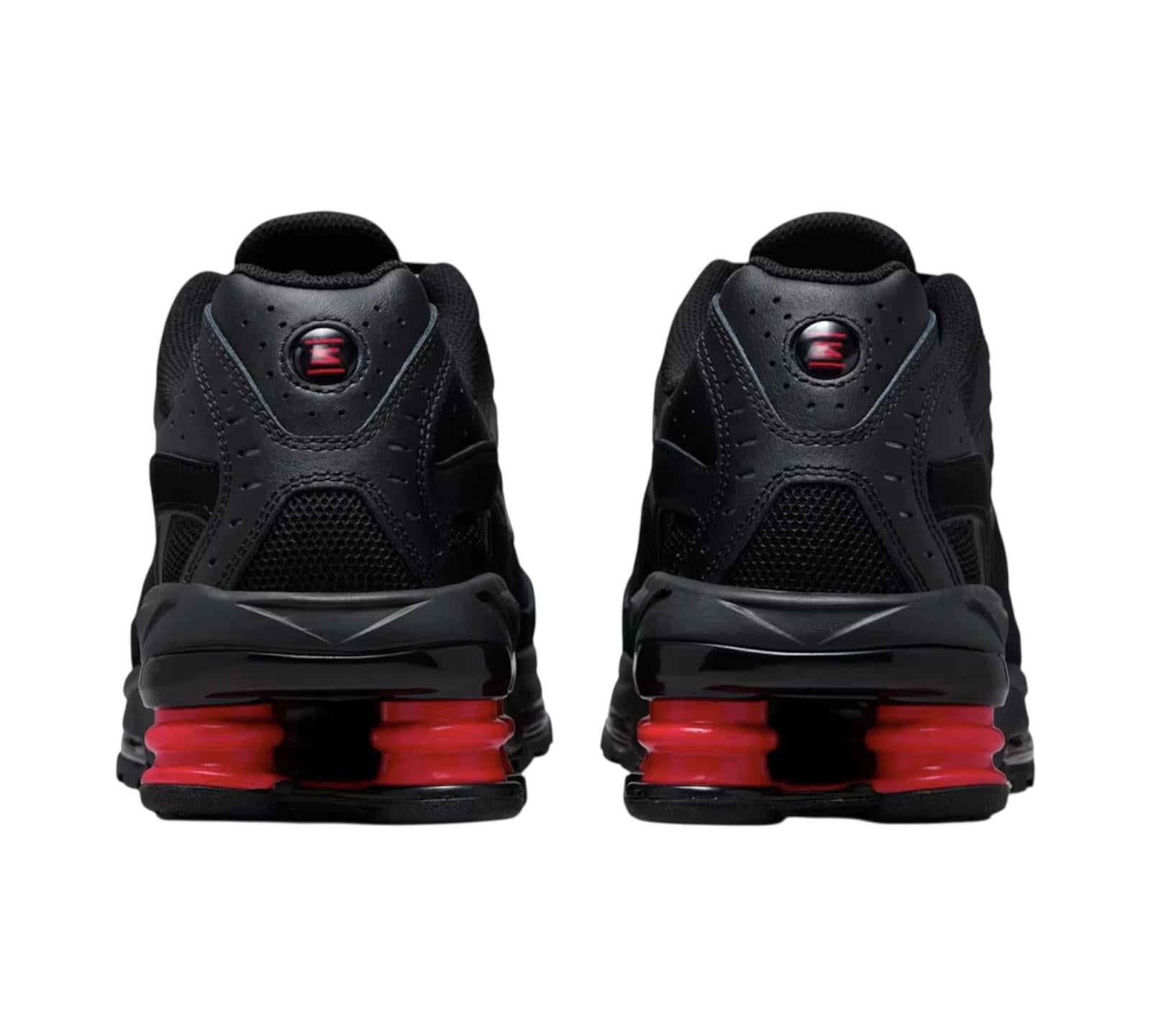 NIKE SHOX RIDE 2 BLACK UNIVERSITY RED
