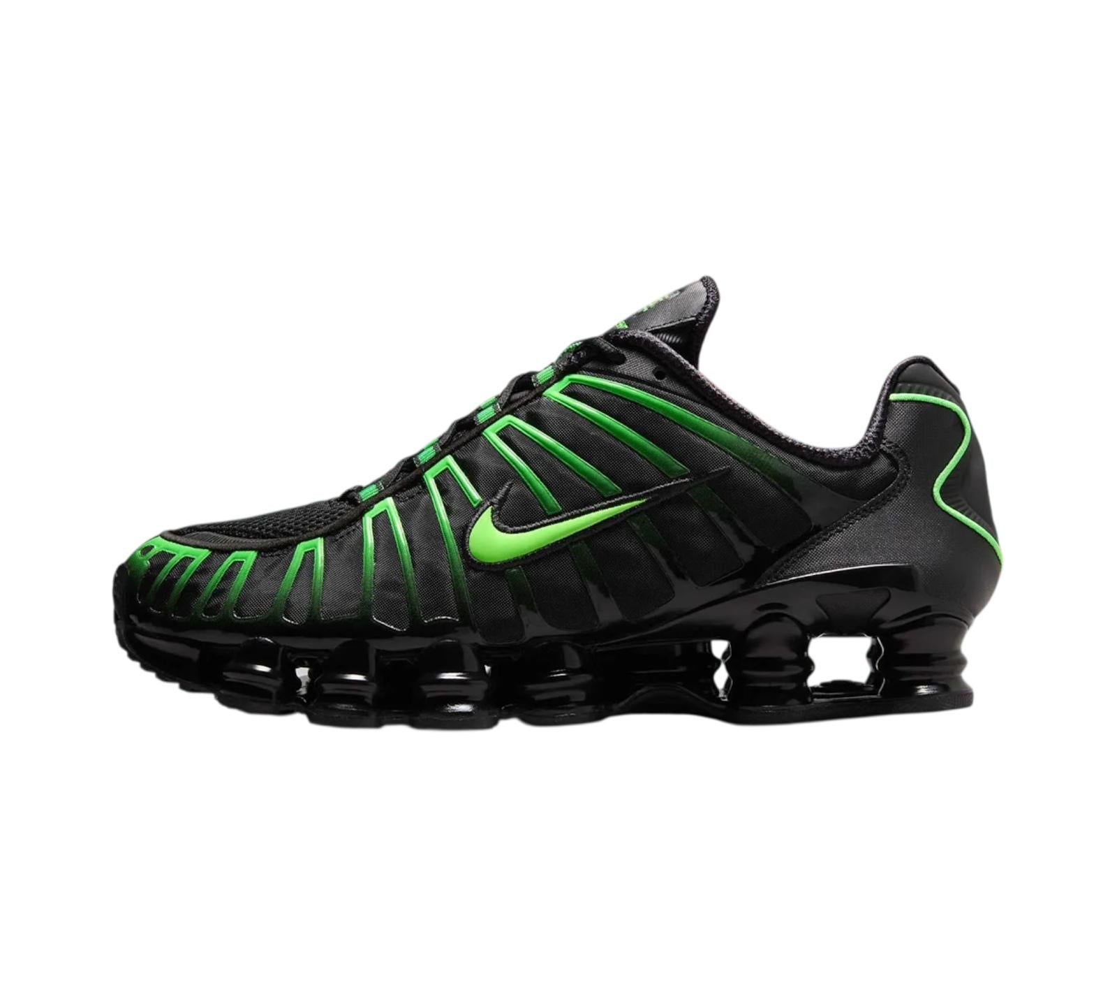 NIKE SHOX TL BLACK GREEN STRIKE
