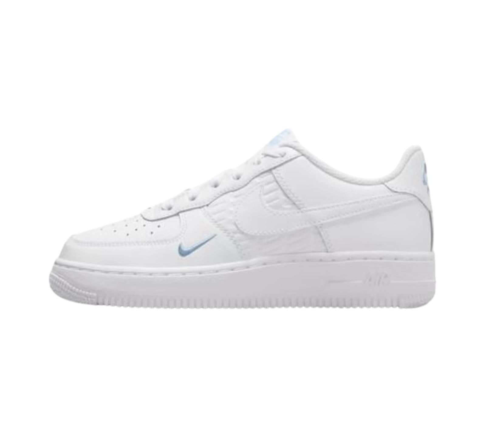 NIKE AIR FORCE 1 WHITE LIGHT ARMOURY BLUE