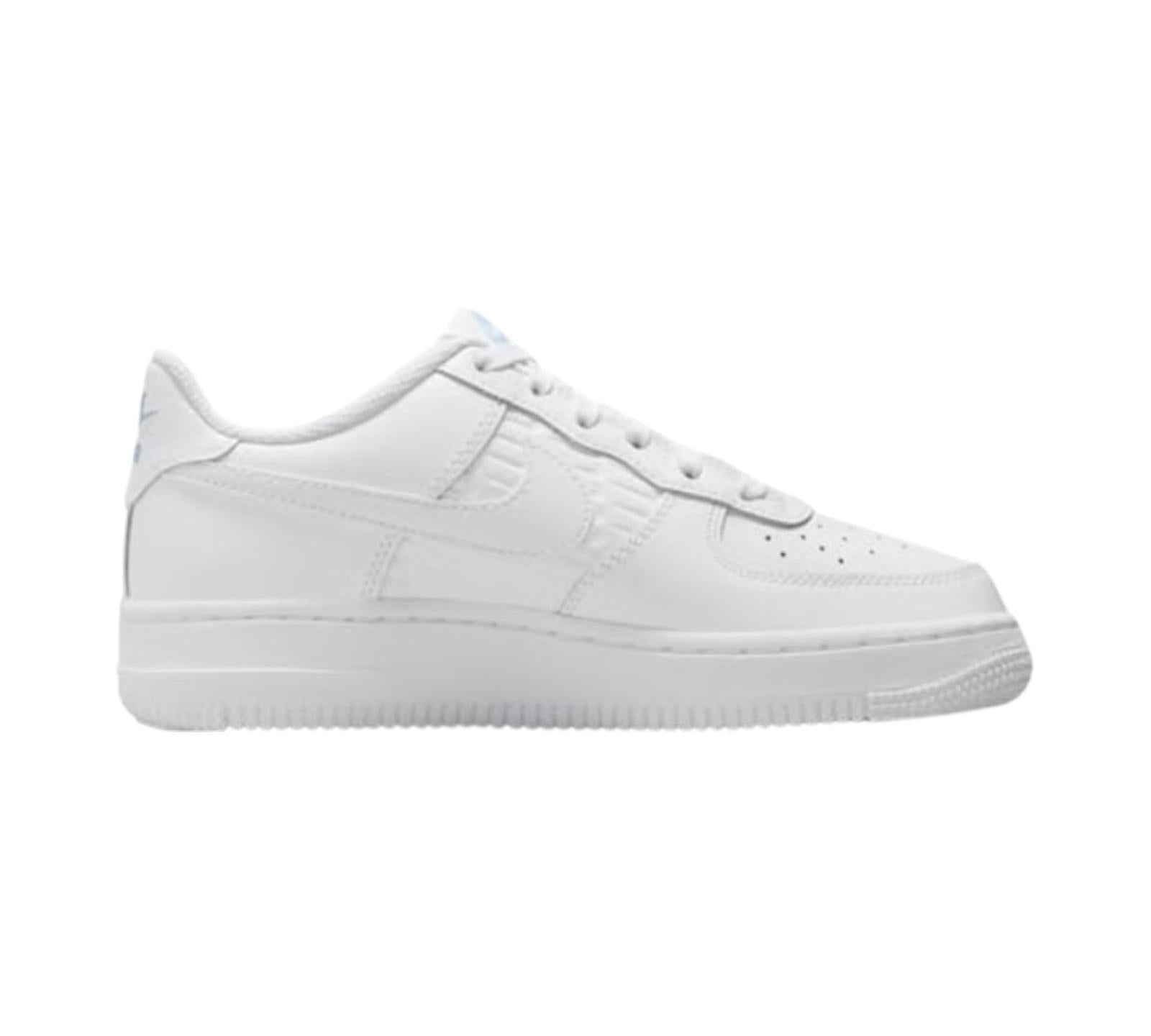 NIKE AIR FORCE 1 WHITE LIGHT ARMOURY BLUE