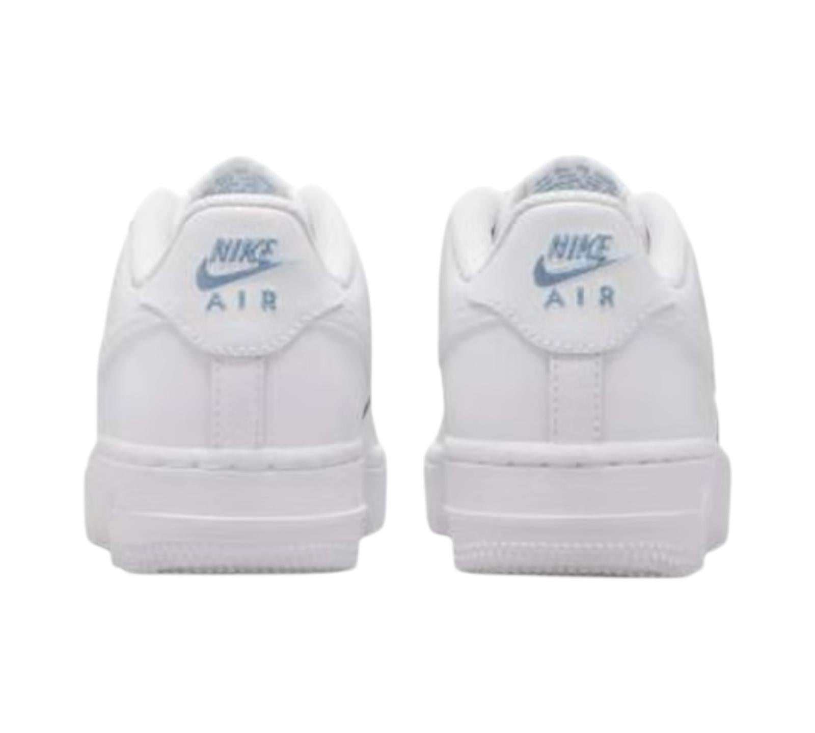 NIKE AIR FORCE 1 WHITE LIGHT ARMOURY BLUE