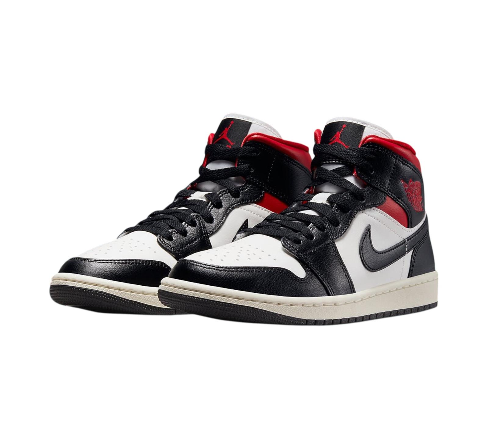 JORDAN 1 MID GYM RED PANDA