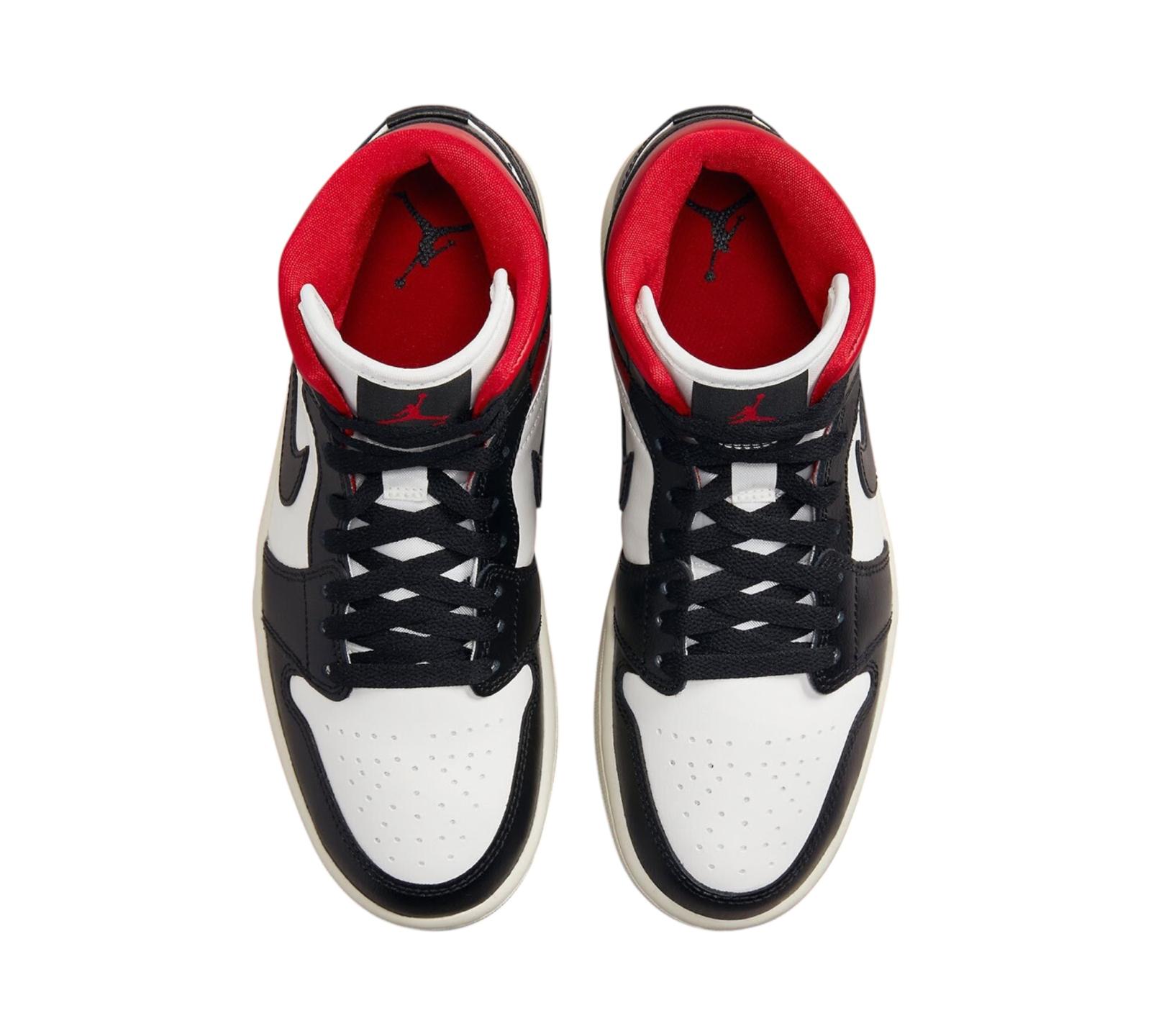 JORDAN 1 MID GYM RED PANDA