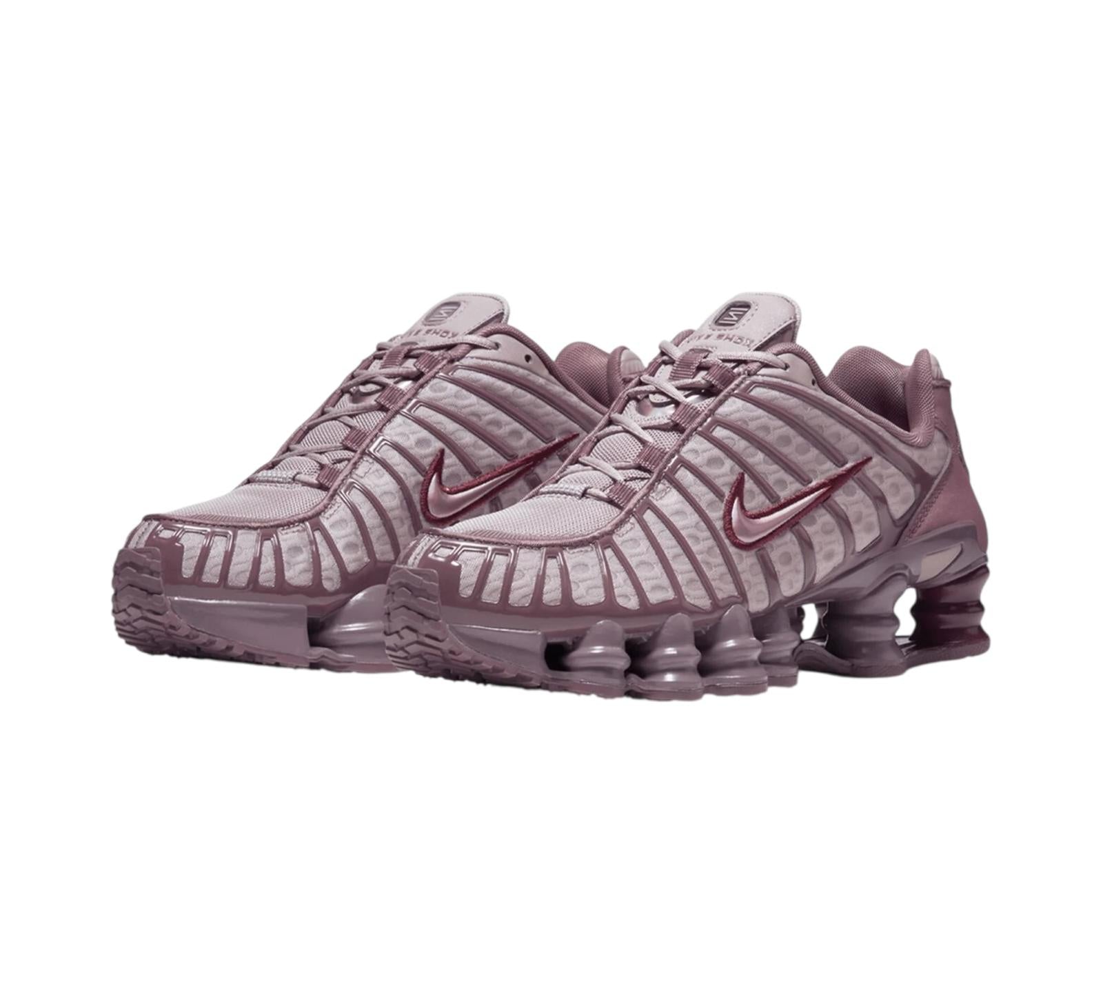 NIKE SHOX TL PUMICE NIGHT MAROON
