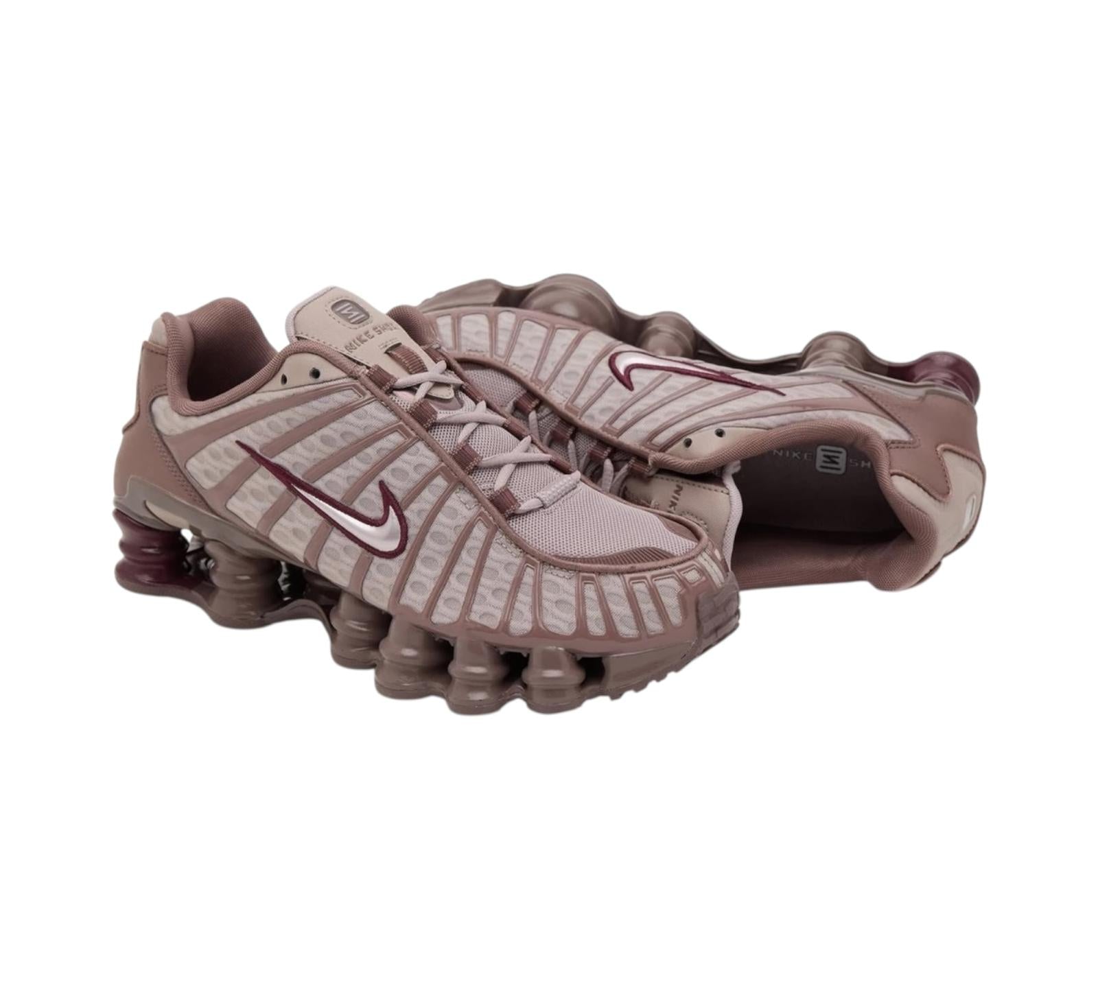NIKE SHOX TL PUMICE NIGHT MAROON