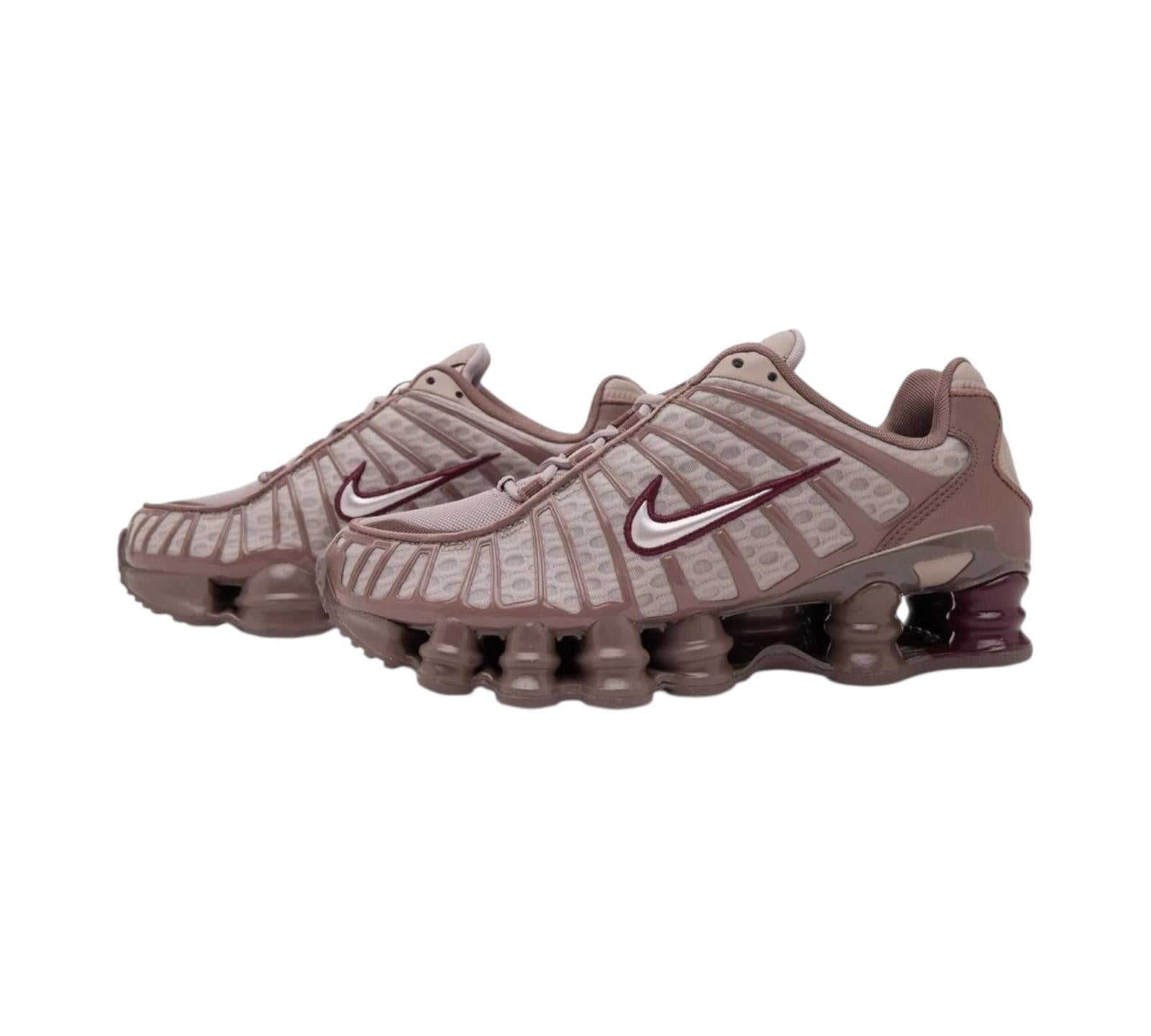 NIKE SHOX TL PUMICE NIGHT MAROON