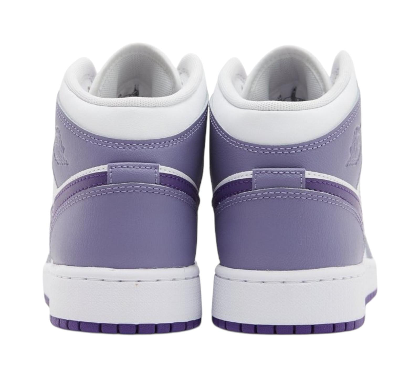 JORDAN 1 MID DUSTY AMETHYST WHITE COURT PURPLE