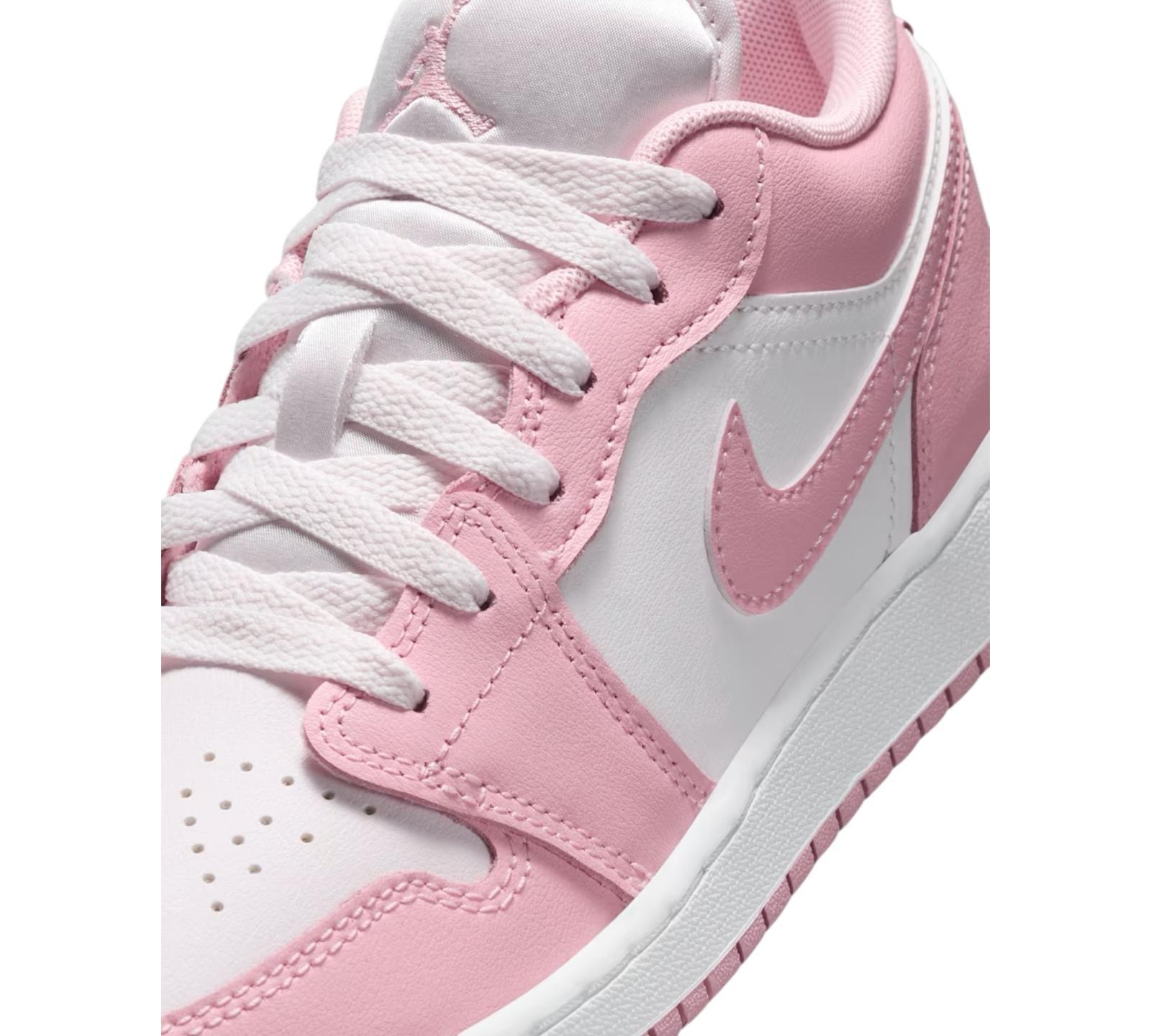 JORDAN 1 LOW MEDIUM SOFT PINK WHITE