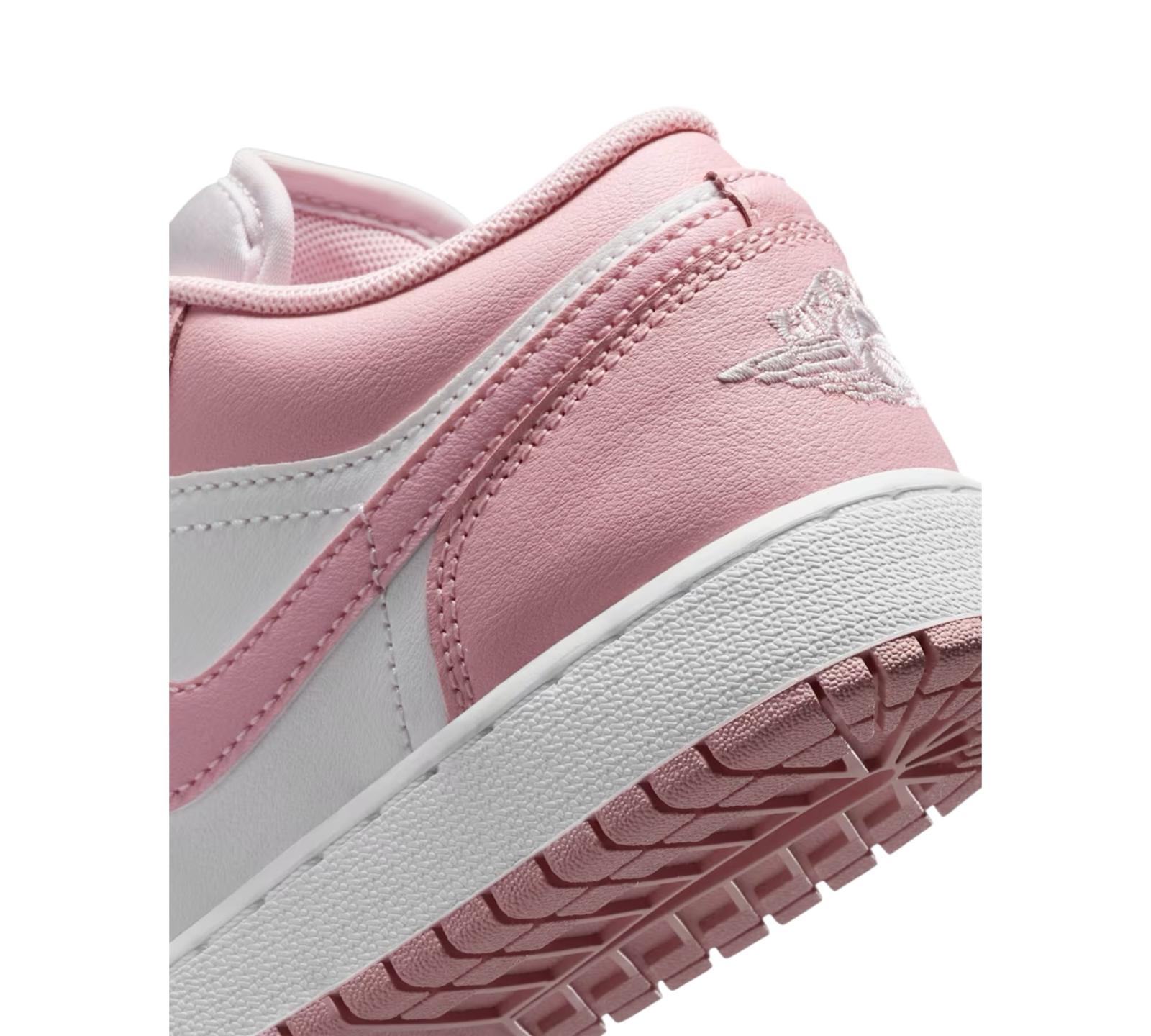 JORDAN 1 LOW MEDIUM SOFT PINK WHITE