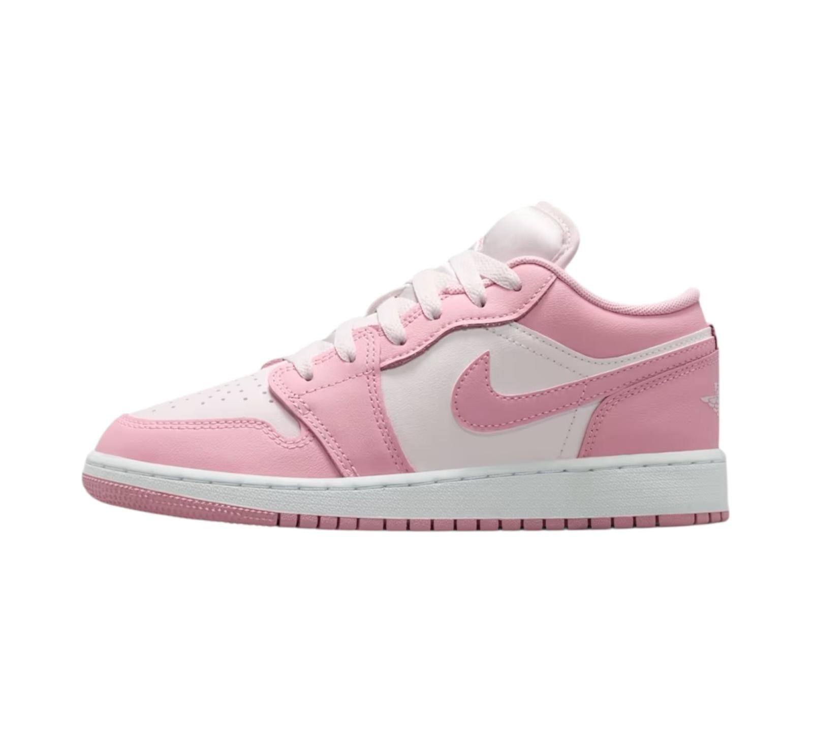 JORDAN 1 LOW MEDIUM SOFT PINK WHITE