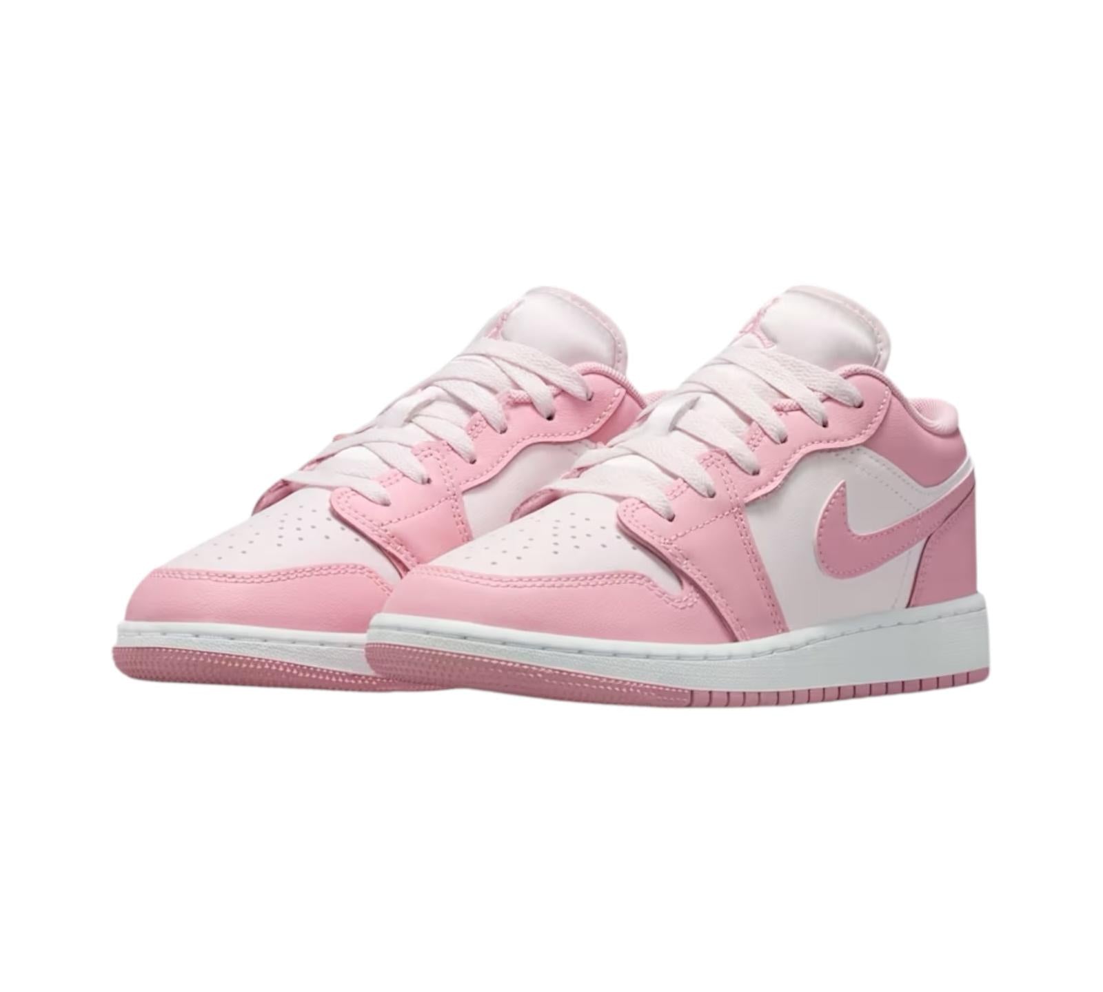JORDAN 1 LOW MEDIUM SOFT PINK WHITE