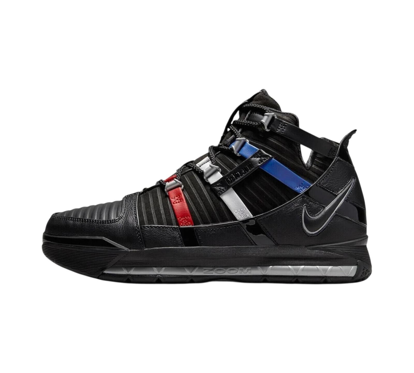 NIKE LEBRON 3 THE SHOP BLACK UNIVERSITY RED (2022)