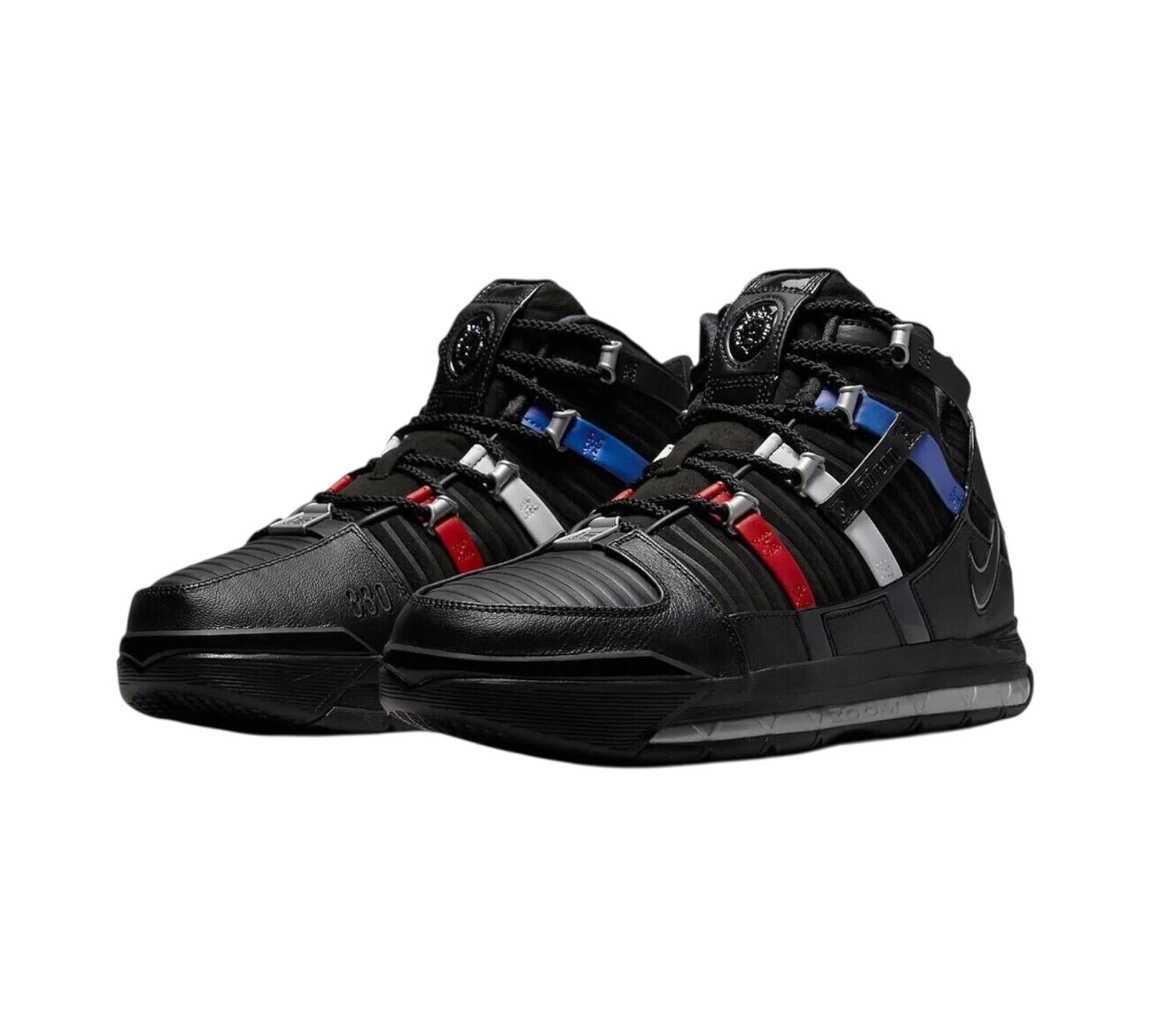NIKE LEBRON 3 THE SHOP BLACK UNIVERSITY RED (2022)