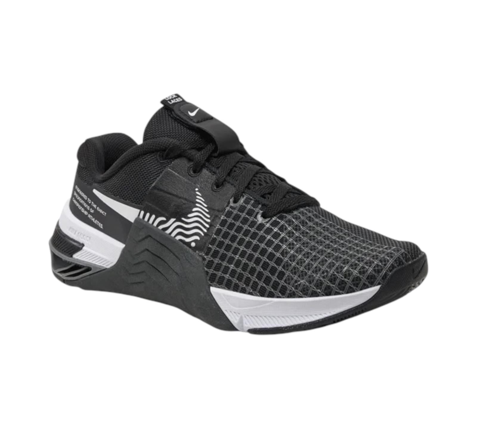 NIKE METCON 8 BLACK WHITE