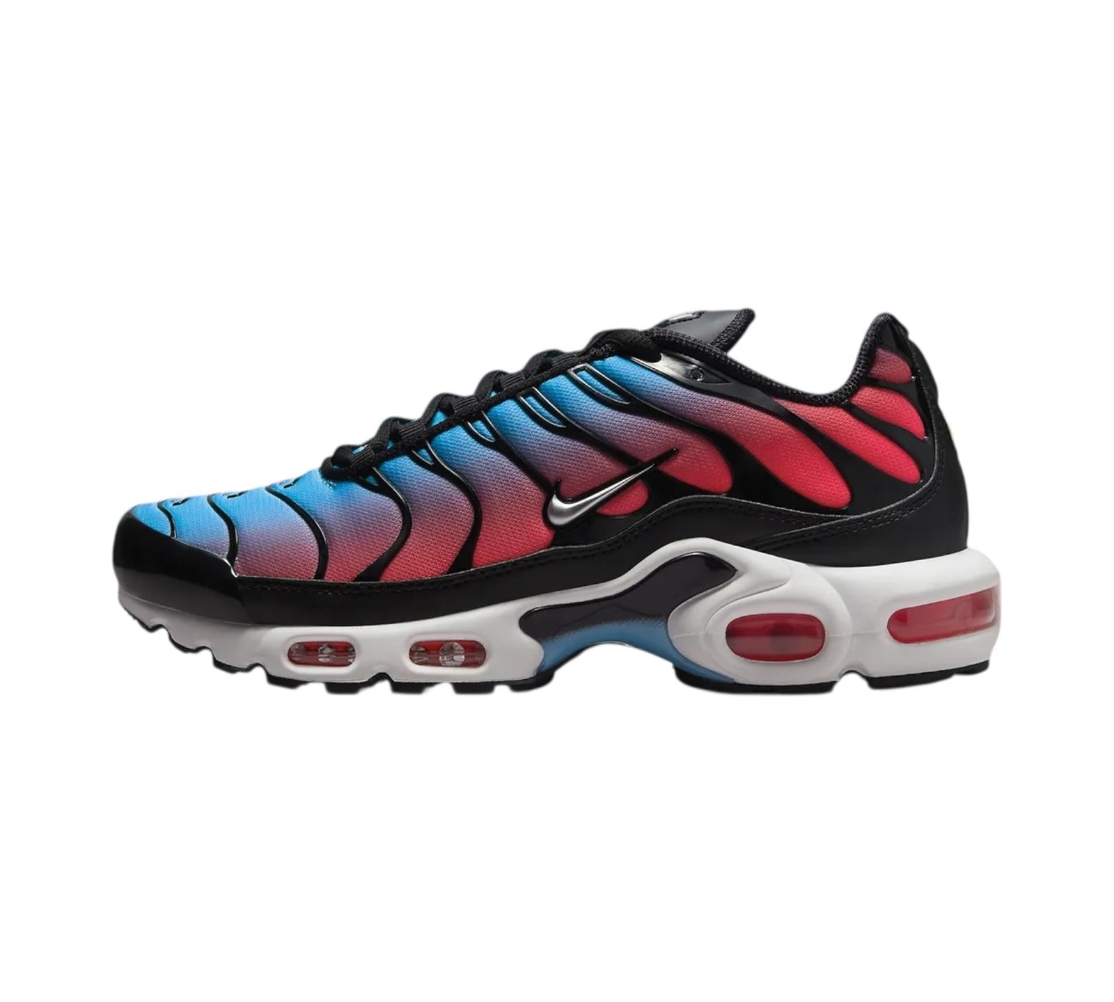 NIKE AIR MAX PLUS UNIVERSITY BLUE LIGHT CRIMSON