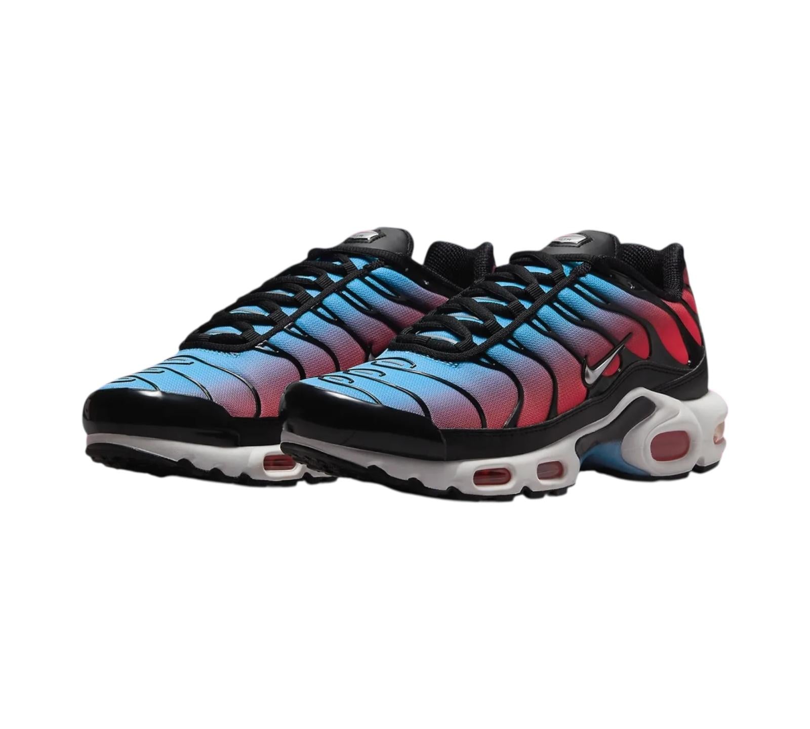 NIKE AIR MAX PLUS UNIVERSITY BLUE LIGHT CRIMSON