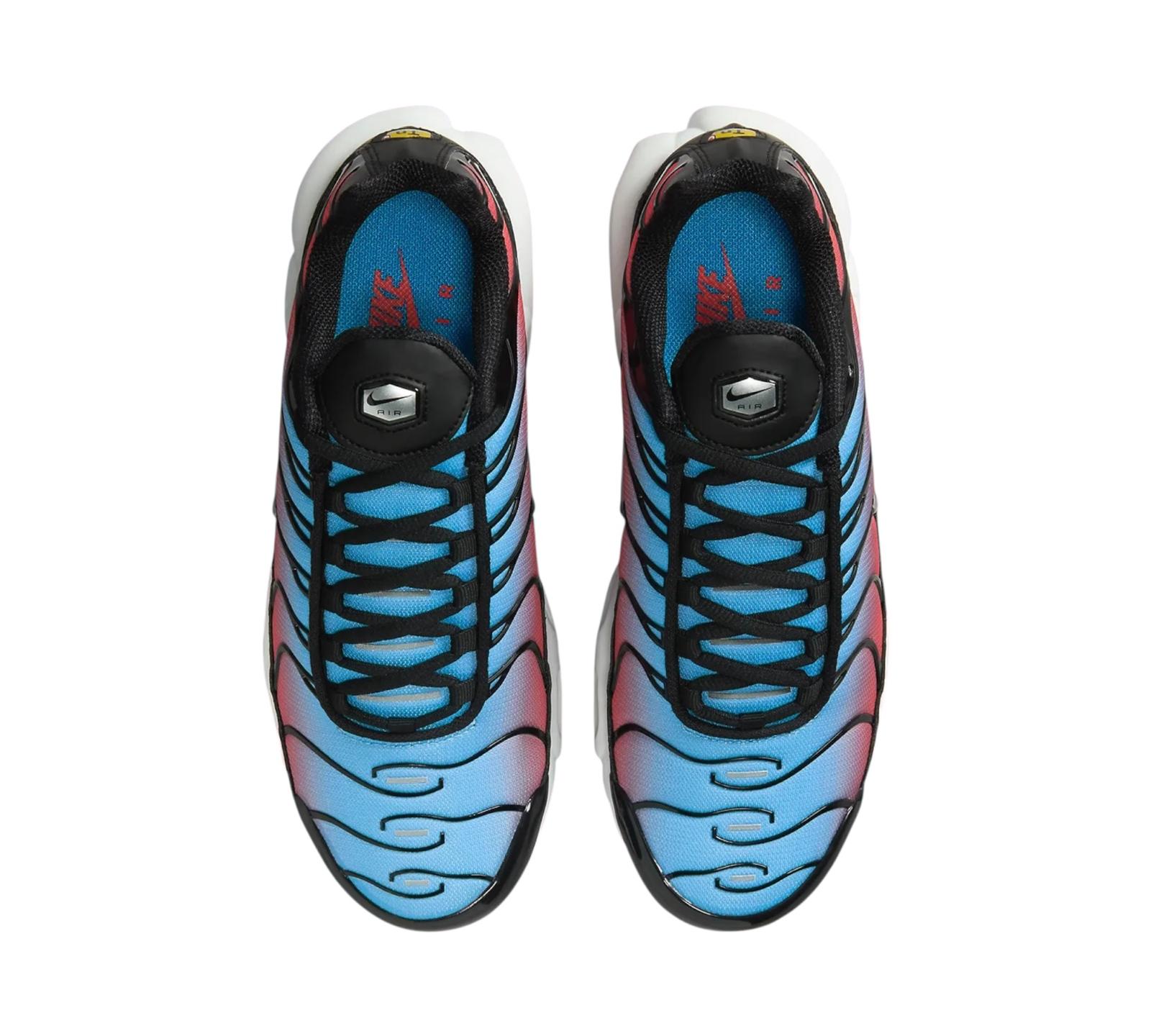 NIKE AIR MAX PLUS UNIVERSITY BLUE LIGHT CRIMSON