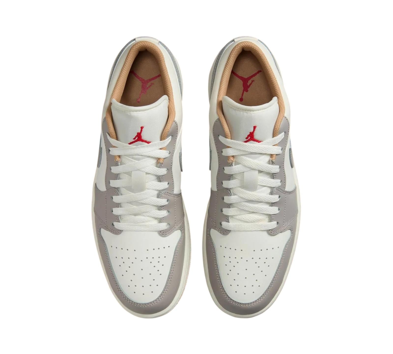JORDAN 1 LOW SAIL COLLEGE GREY RATTAN
