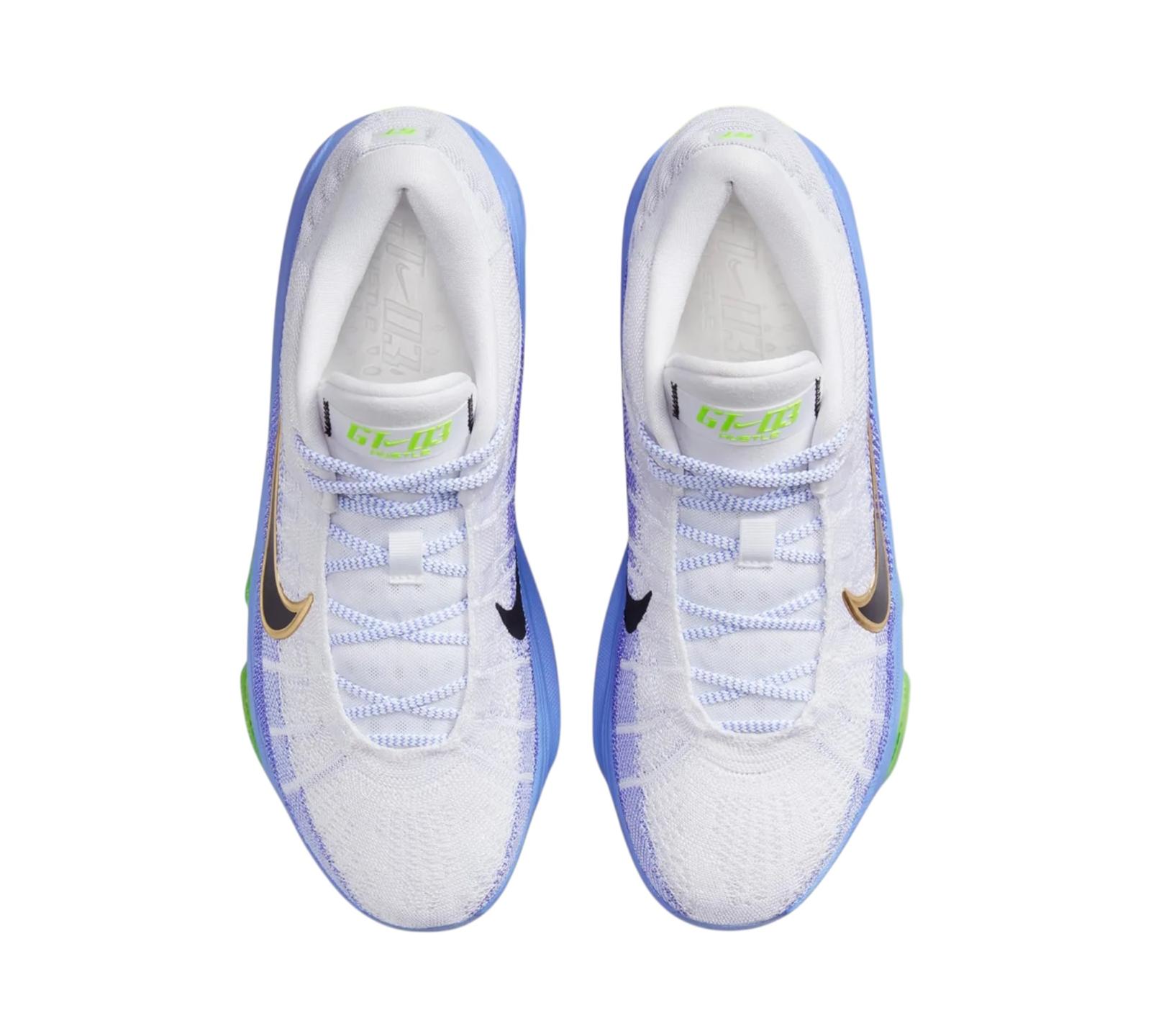 NIKE AIR ZOOM GT HUSTLE 3 WHITE ROYAL PULSE