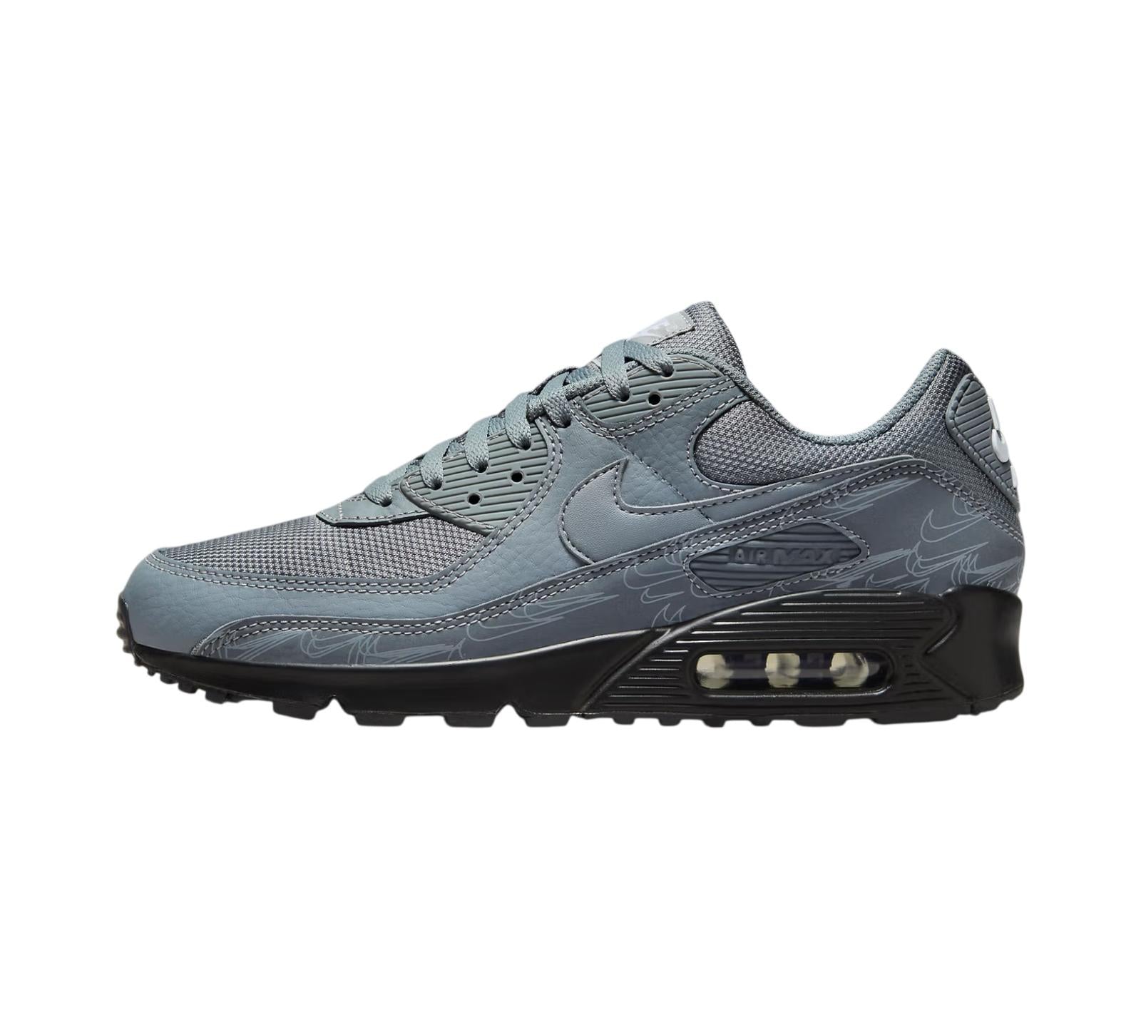 NIKE AIR MAX 90 COOL GREY REFLECTIVE