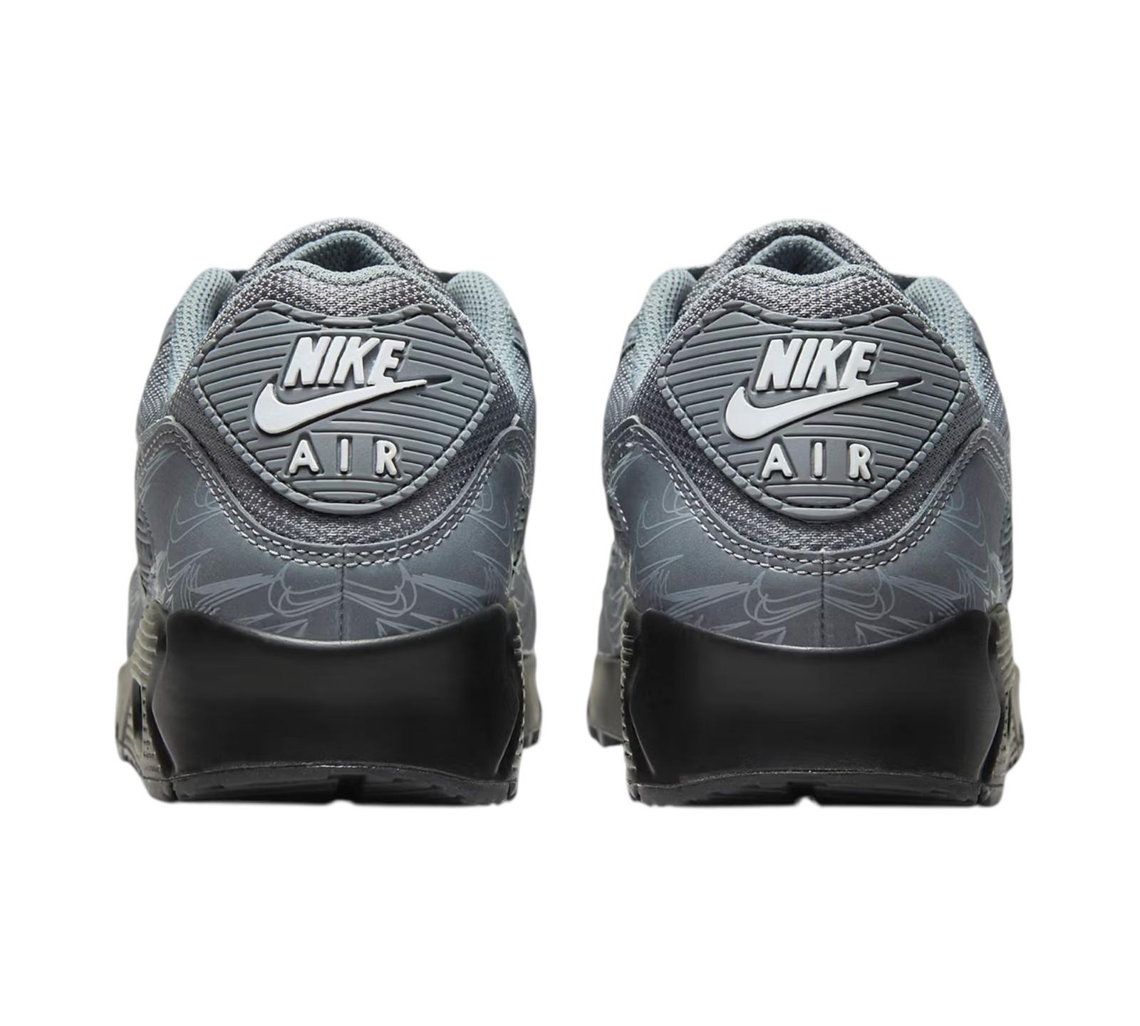 NIKE AIR MAX 90 COOL GREY REFLECTIVE
