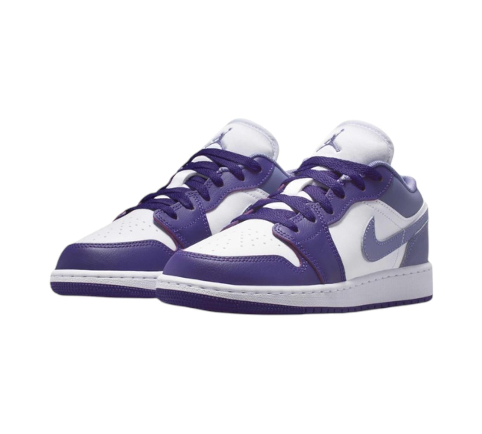 JORDAN 1 LOW COURT PURPLE WHITE DUSTY AMETHYST