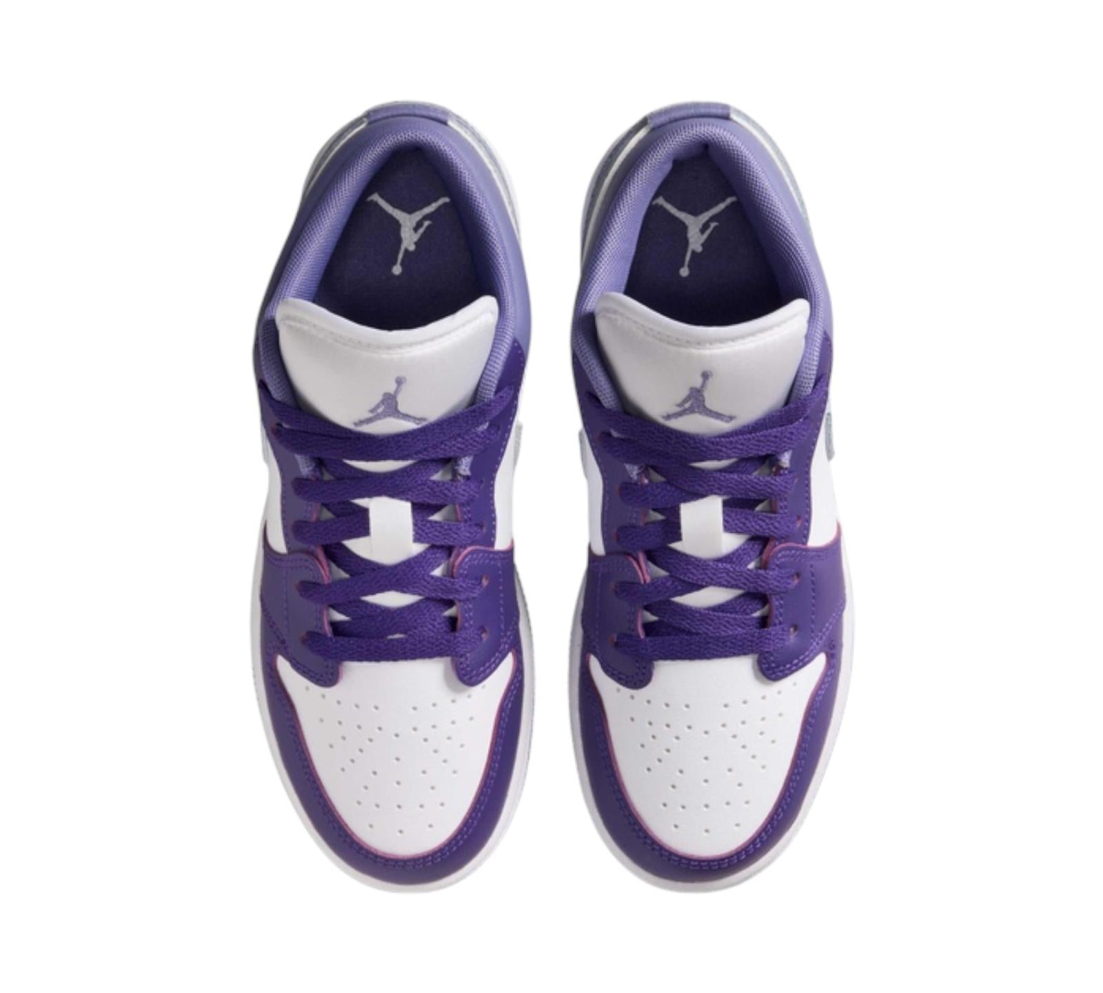 JORDAN 1 LOW COURT PURPLE WHITE DUSTY AMETHYST