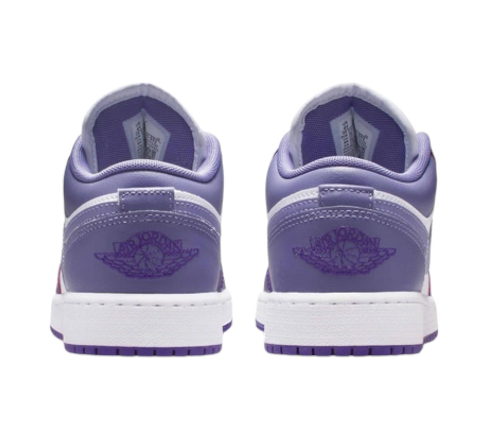 JORDAN 1 LOW COURT PURPLE WHITE DUSTY AMETHYST