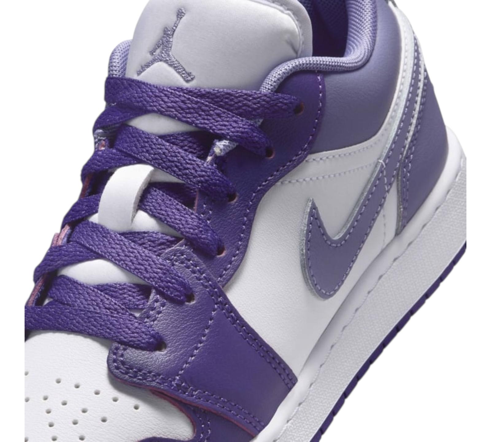 JORDAN 1 LOW COURT PURPLE WHITE DUSTY AMETHYST