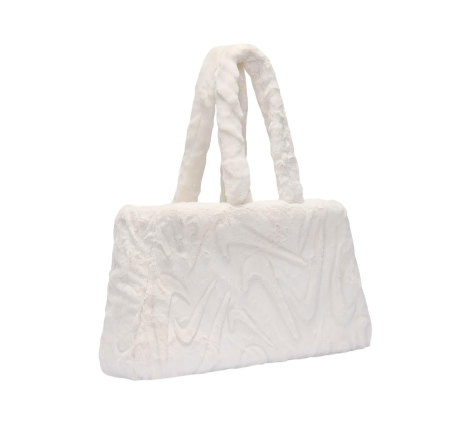 NIKE NK NSW FX FUR TOTE HANDBAG PHANTOM