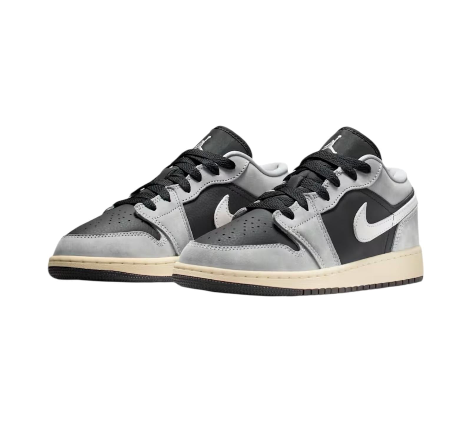 JORDAN 1 LOW SE LIGHT SMOKE GREY SAIL MUSLIN BLACK