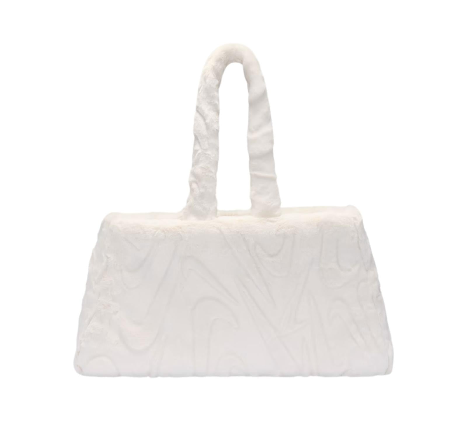 NIKE NK NSW FX FUR TOTE HANDBAG PHANTOM