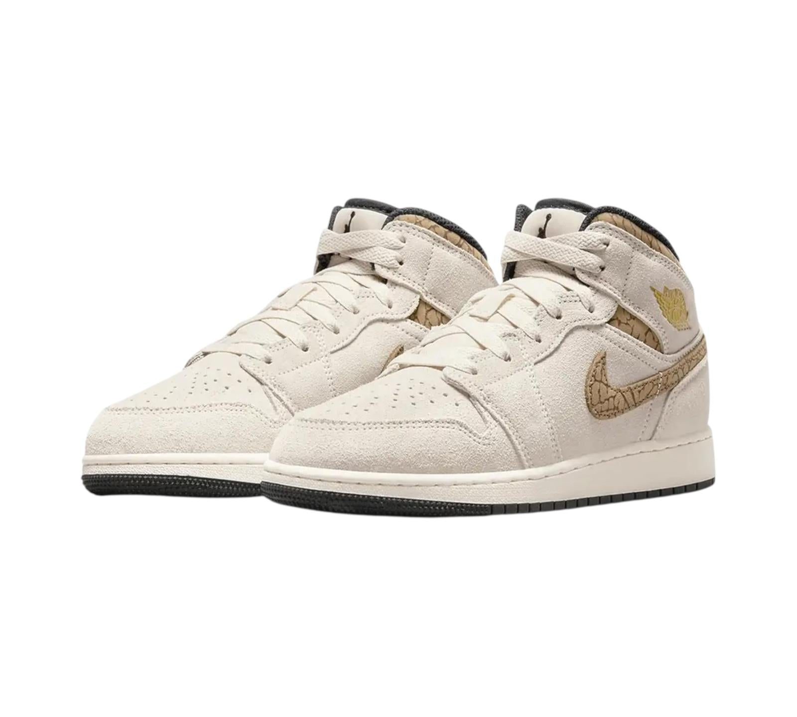 JORDAN 1 MID SE BROWN ELEPHANT