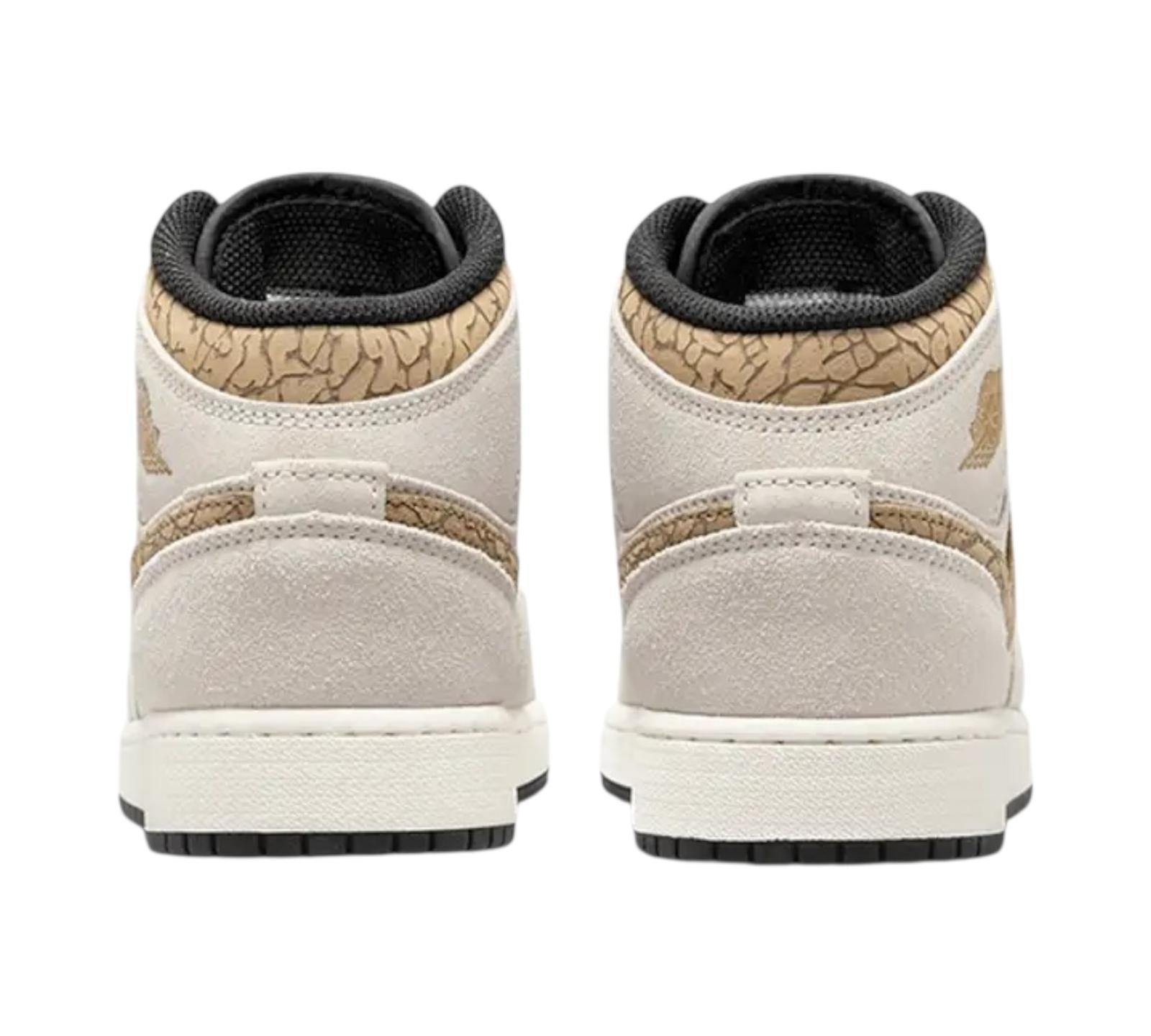 JORDAN 1 MID SE BROWN ELEPHANT