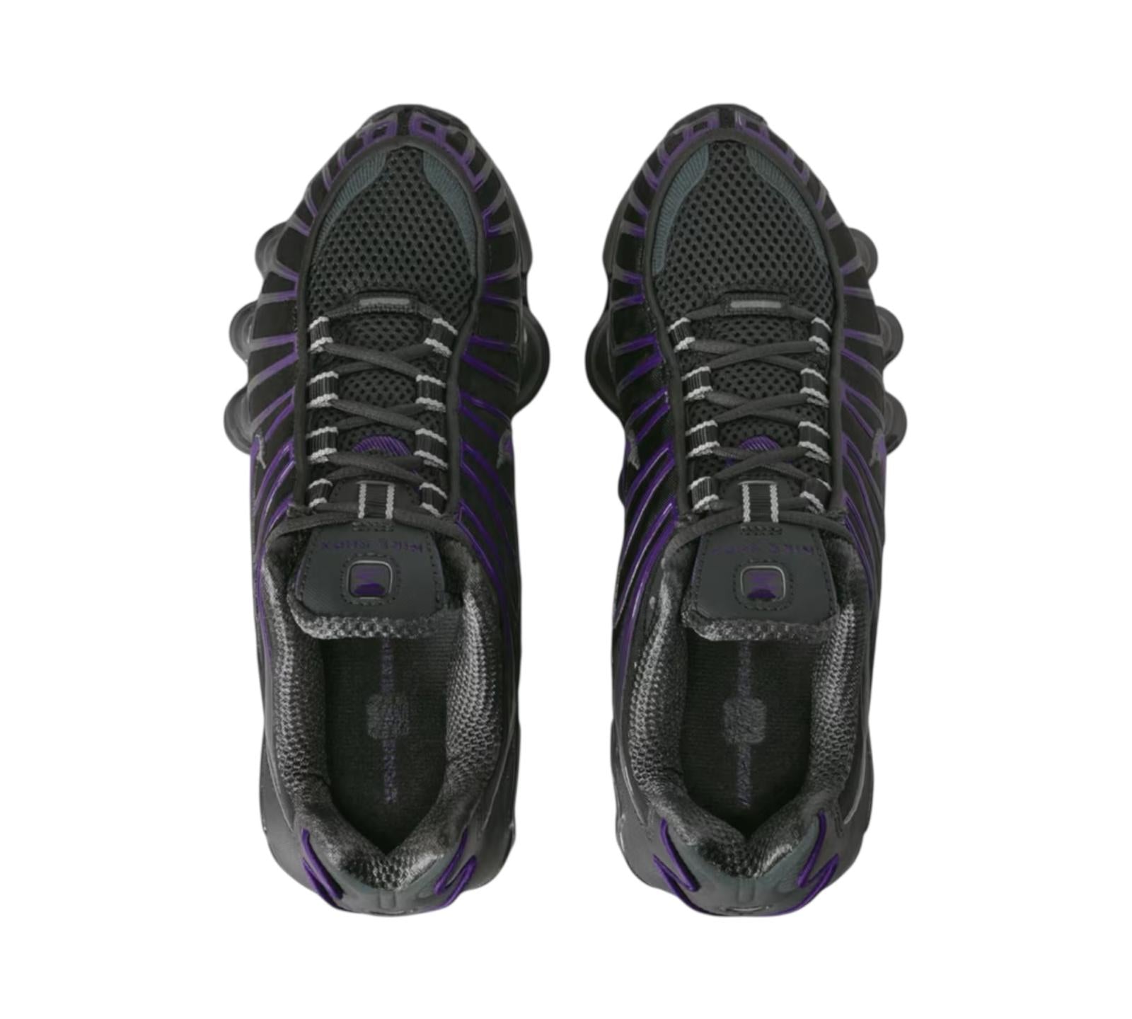 NIKE SHOX TL DARK SMOKE GREY COURT PURPLE