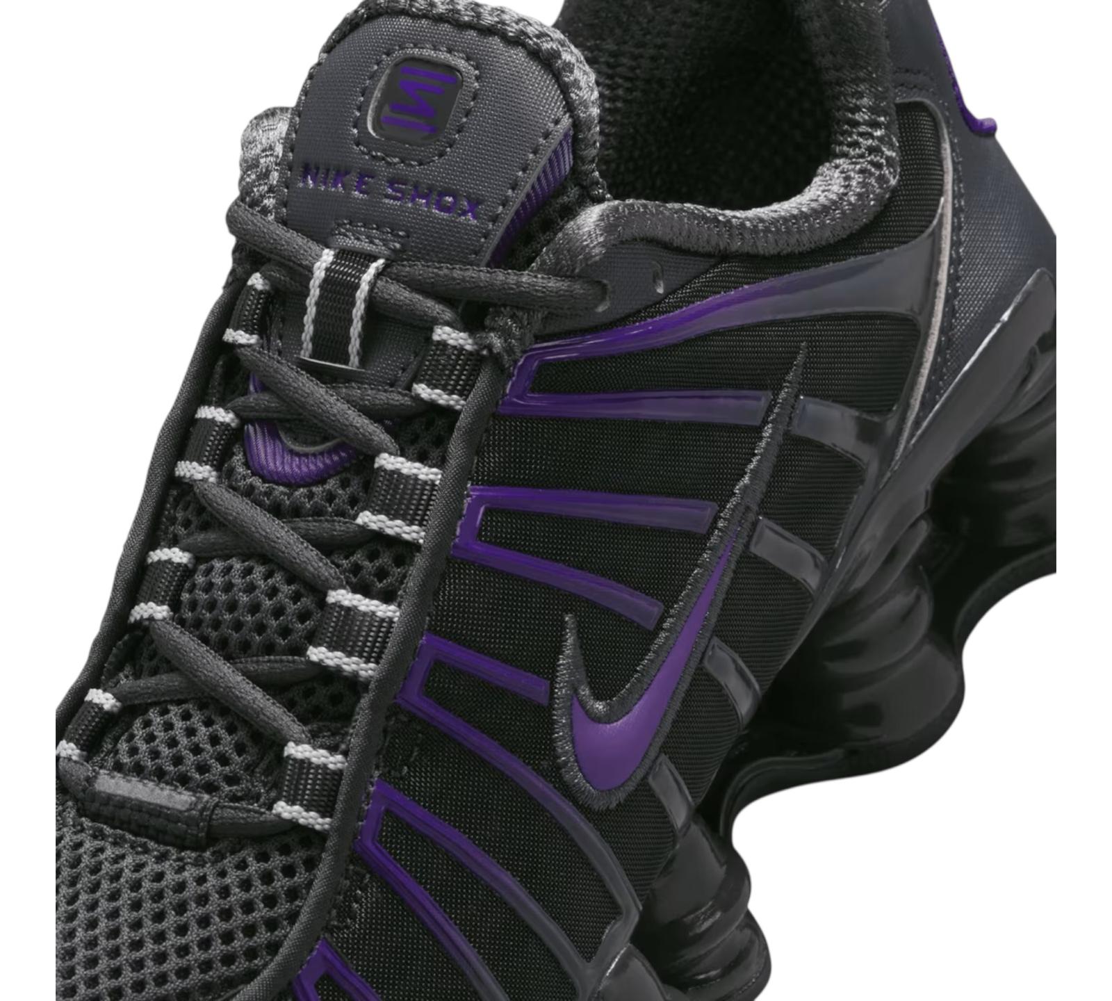 NIKE SHOX TL DARK SMOKE GREY COURT PURPLE