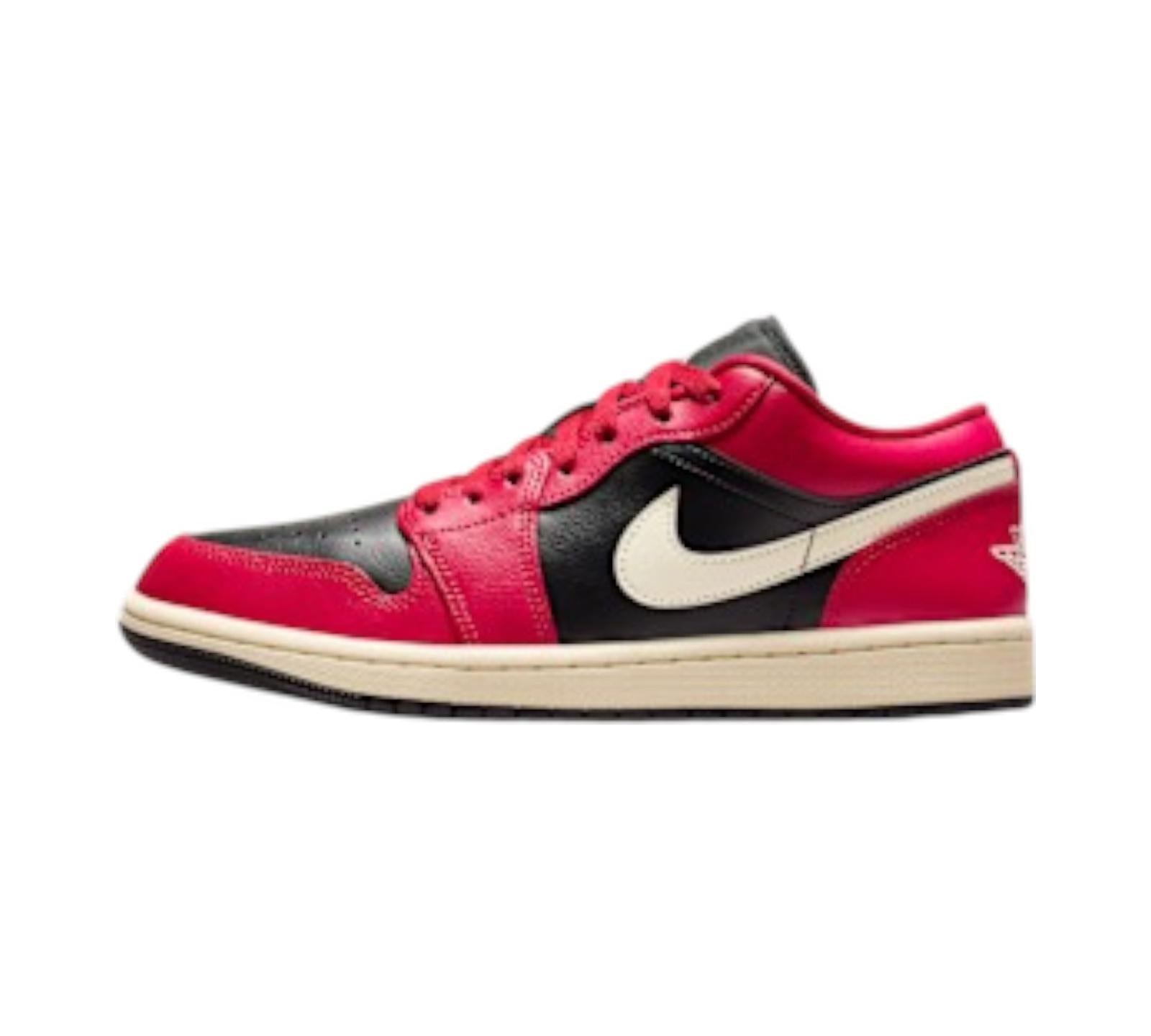 JORDAN 1 LOW MYSTIC HIBISCUS BLACK